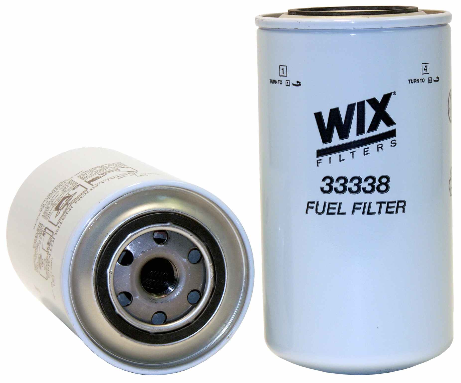 Wix Fuel Filter  top view frsport 33338