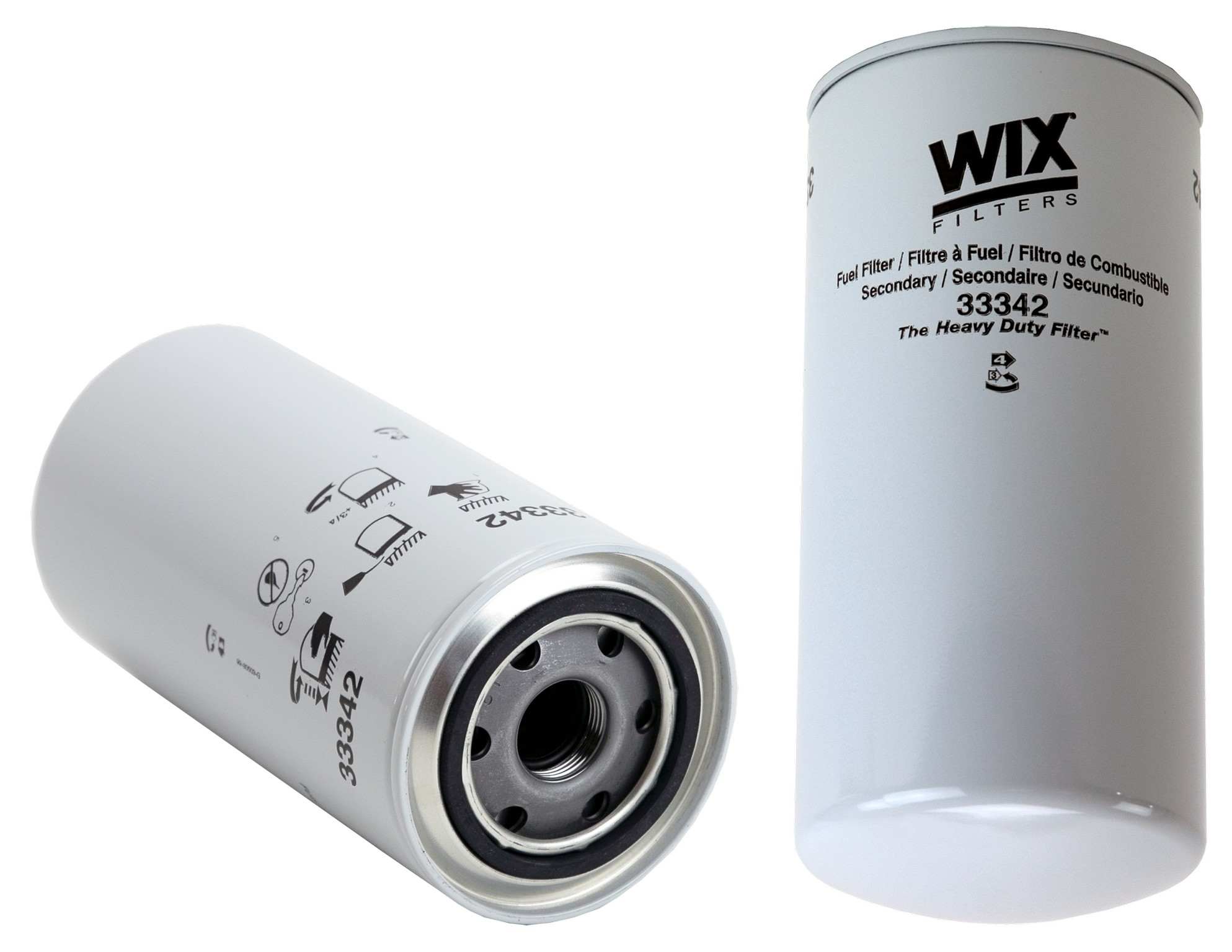 Wix Fuel Filter  top view frsport 33342