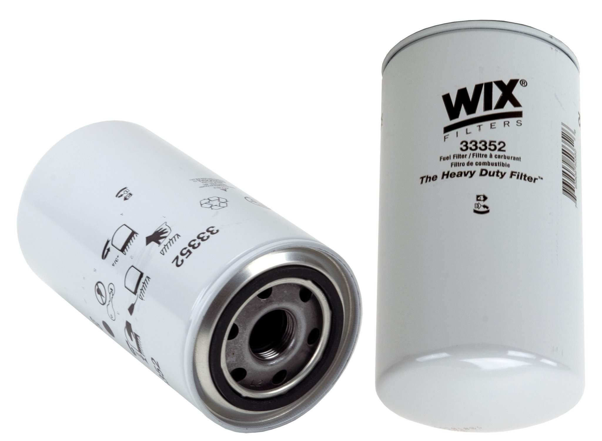 Wix Fuel Filter  top view frsport 33352