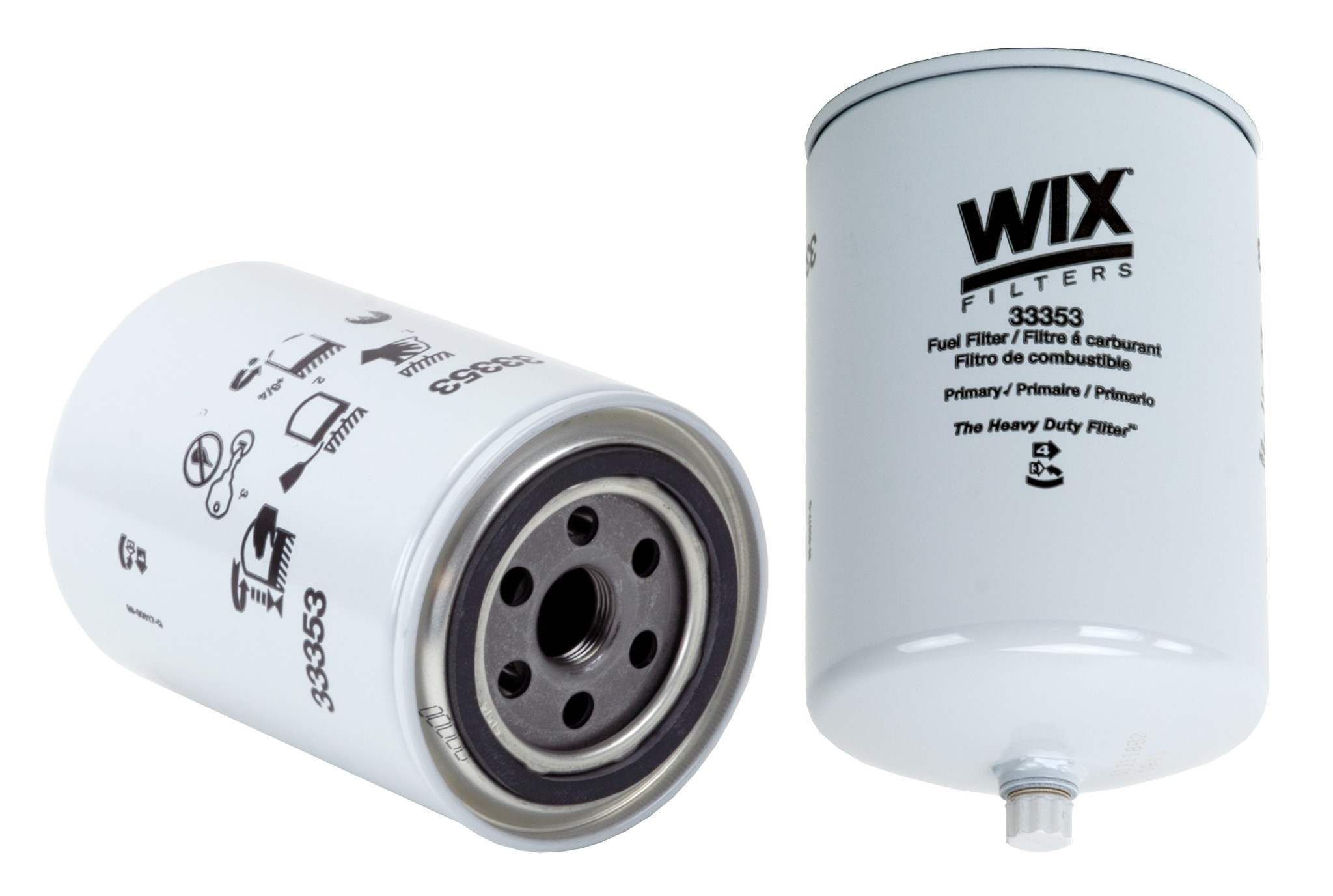 Wix Fuel Filter  top view frsport 33353