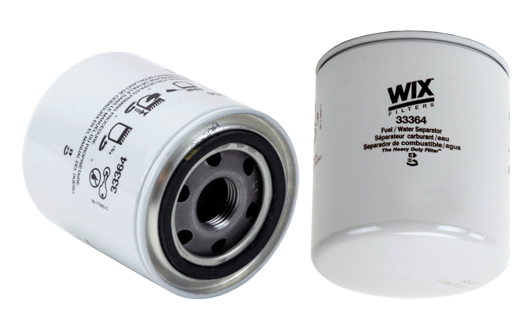 Wix Fuel Water Separator Filter  top view frsport 33364