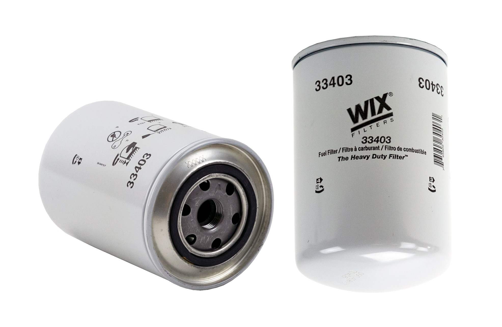 Wix Fuel Filter  top view frsport 33403