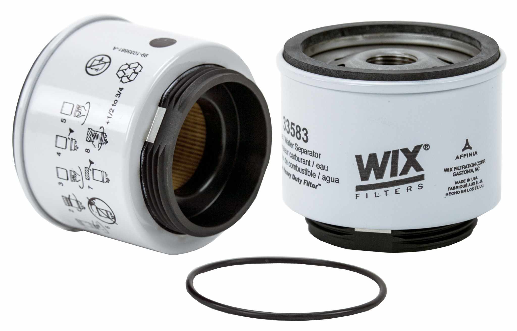 wix fuel water separator filter  frsport 33583