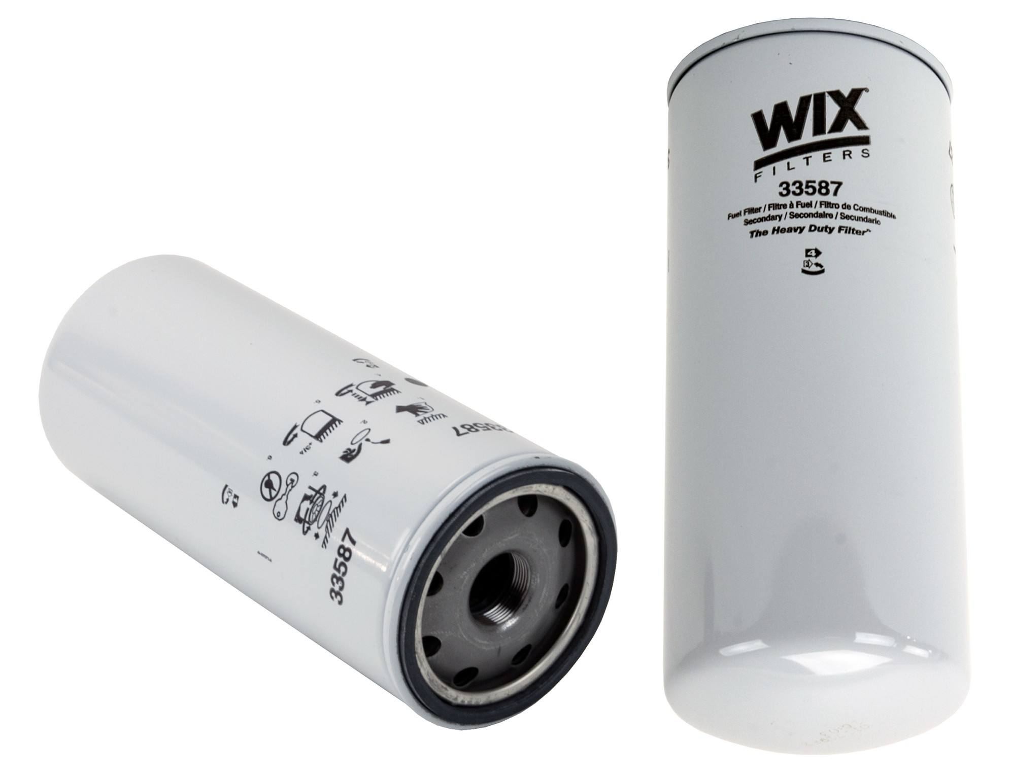 Wix Fuel Filter  top view frsport 33587