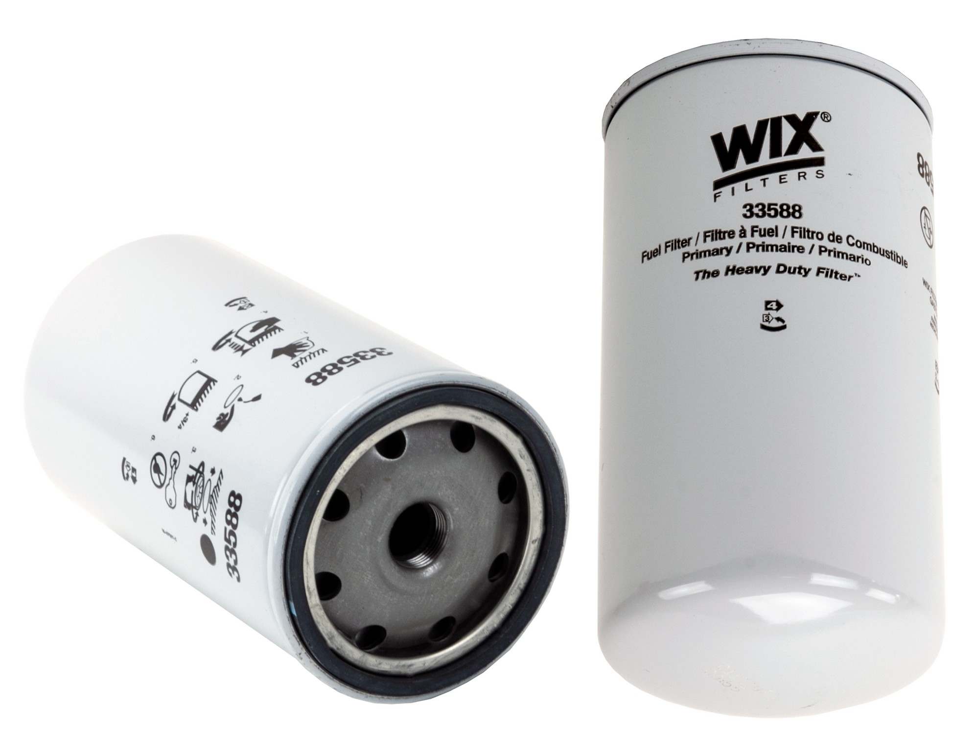 Wix Fuel Filter  top view frsport 33588