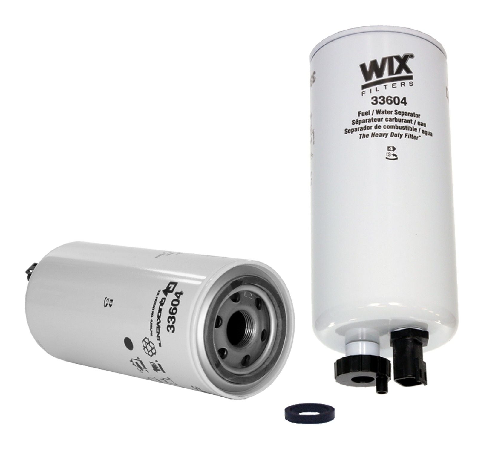 Wix Fuel Water Separator Filter  top view frsport 33604