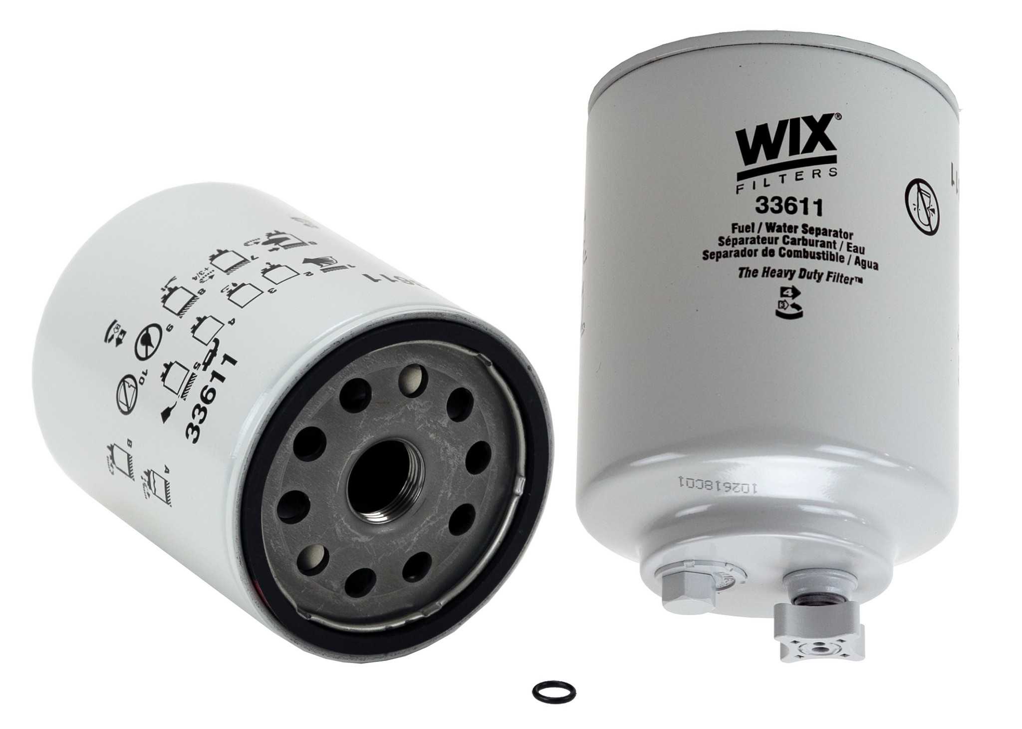 Wix Fuel Water Separator Filter  top view frsport 33611