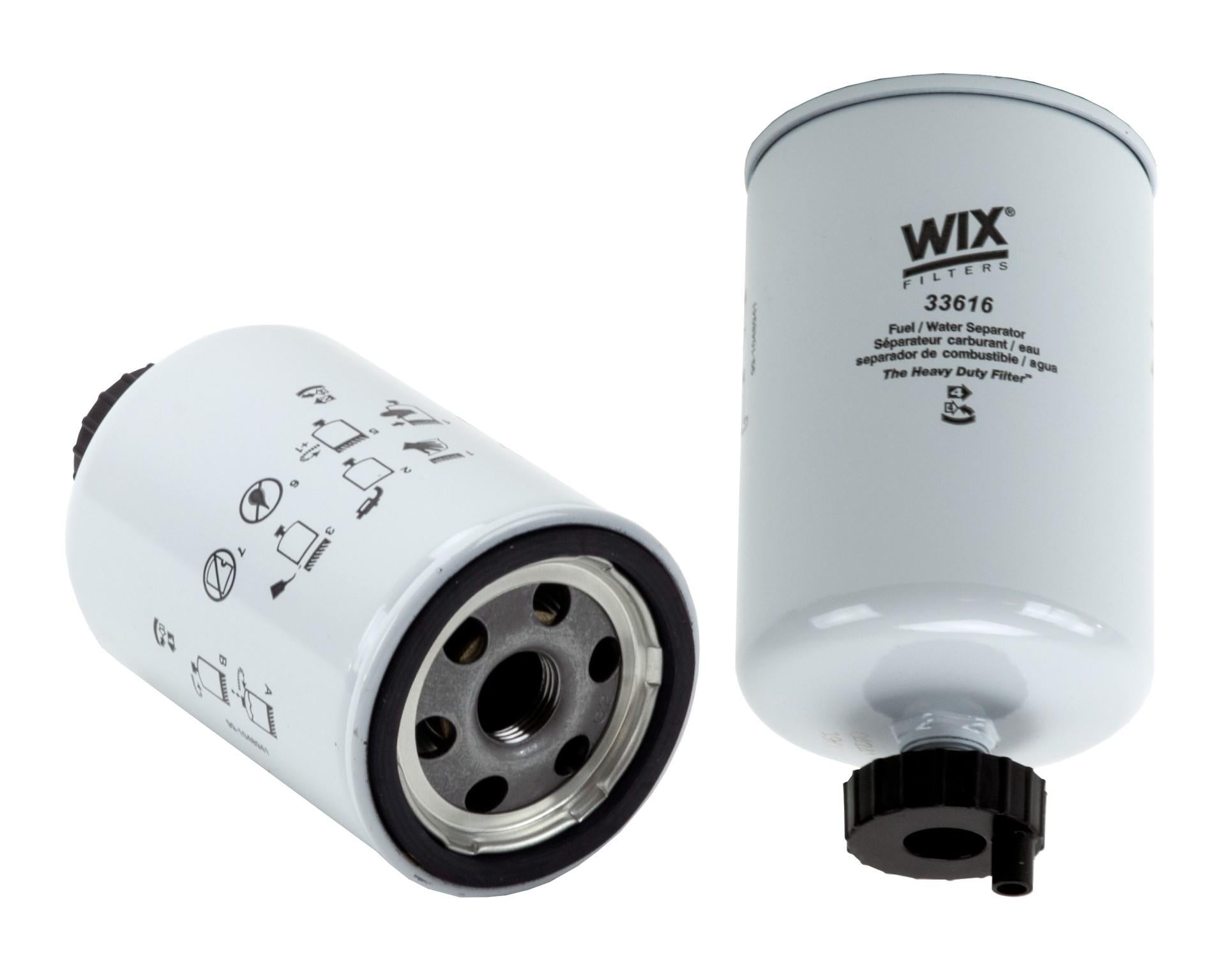 Wix Fuel Water Separator Filter  top view frsport 33616