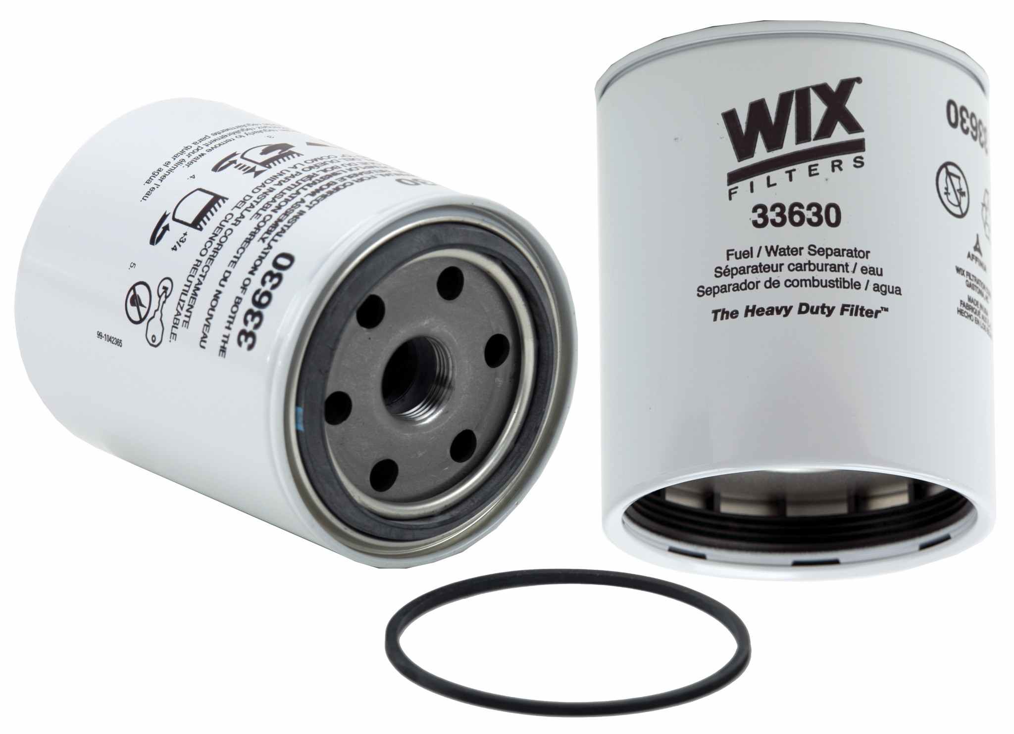 Wix Fuel Water Separator Filter  top view frsport 33630