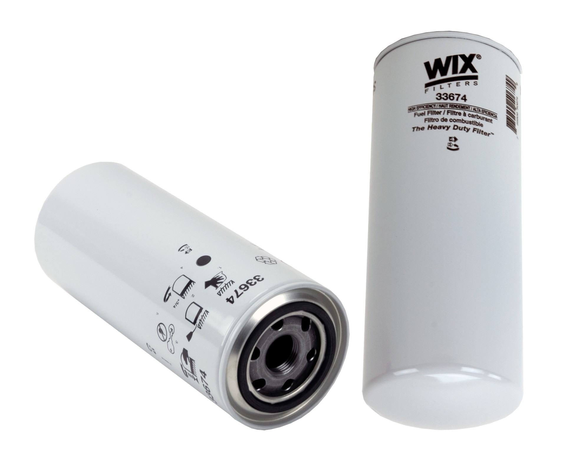 Wix Fuel Filter  top view frsport 33674