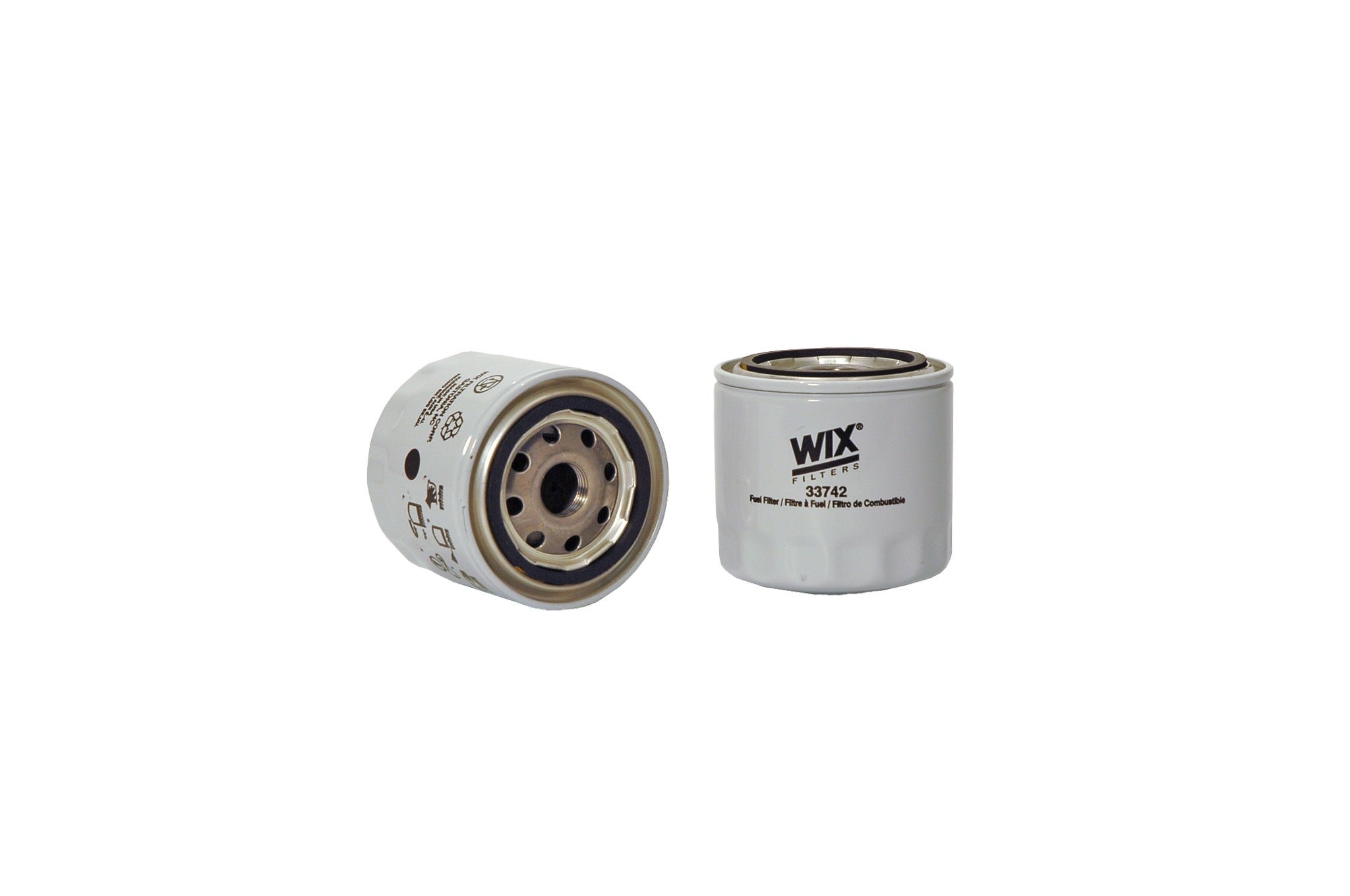 Wix Fuel Filter  top view frsport 33742