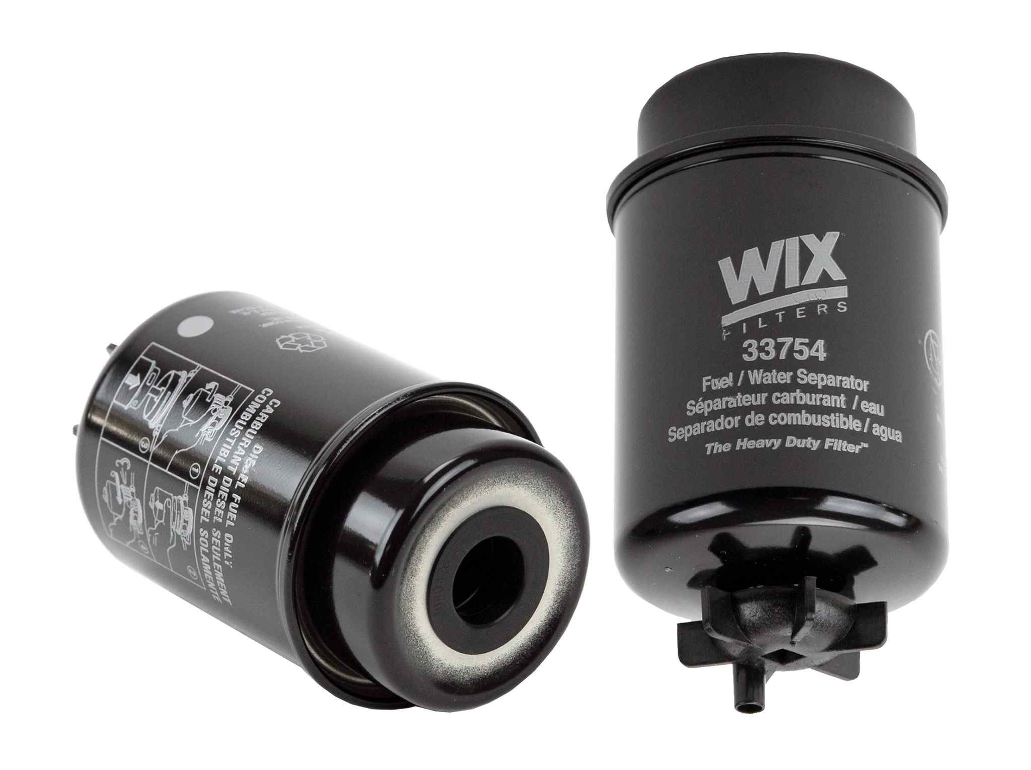 Wix Fuel Water Separator Filter  top view frsport 33754