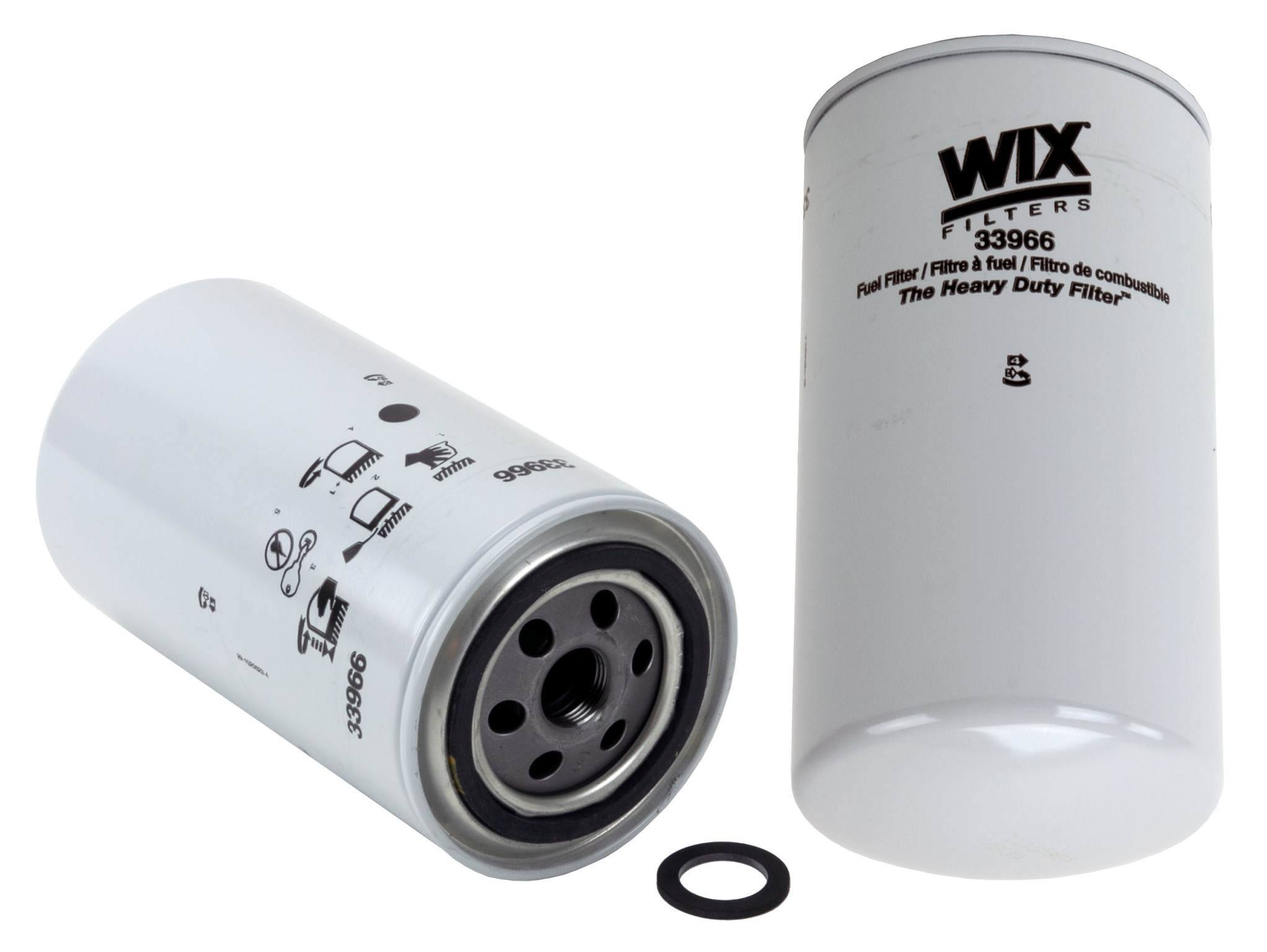 Wix Fuel Filter  top view frsport 33966