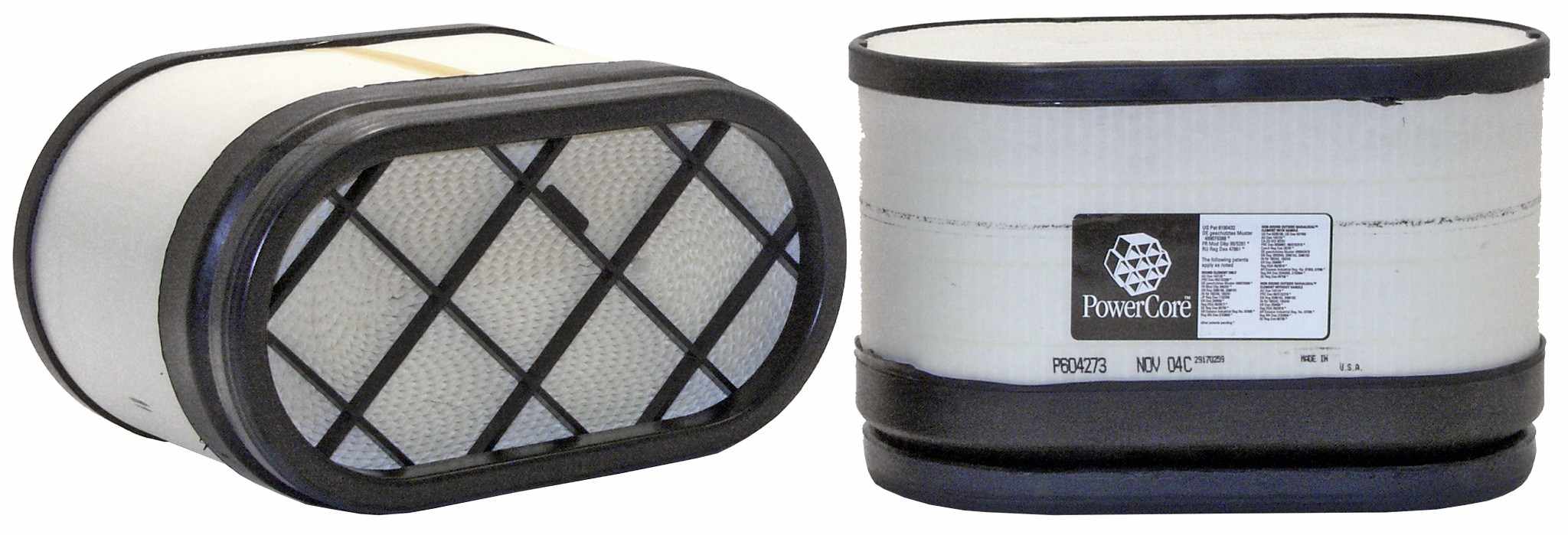 Wix Air Filter  top view frsport 46889