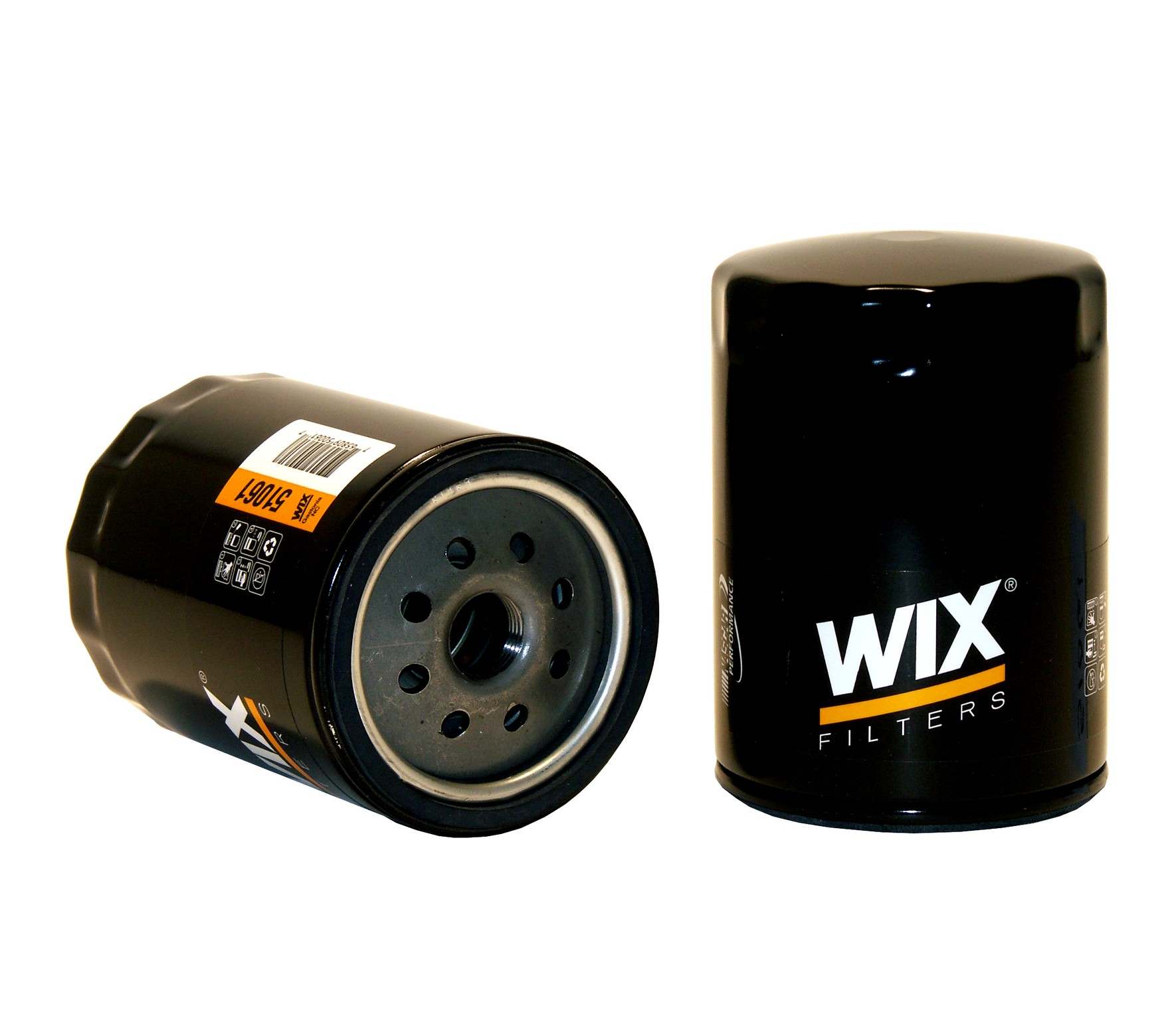 Wix Engine Oil Filter  top view frsport 51061