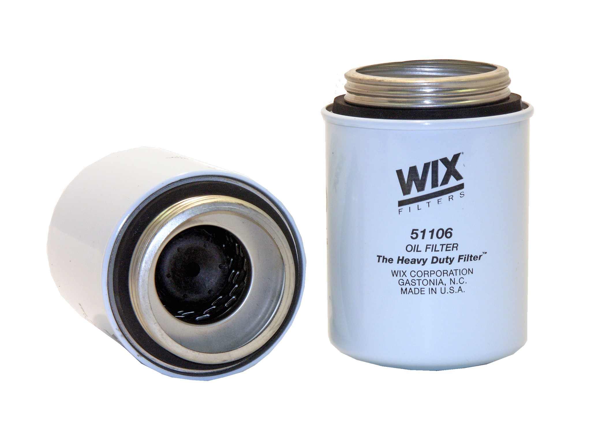 Wix Engine Oil Filter  top view frsport 51106