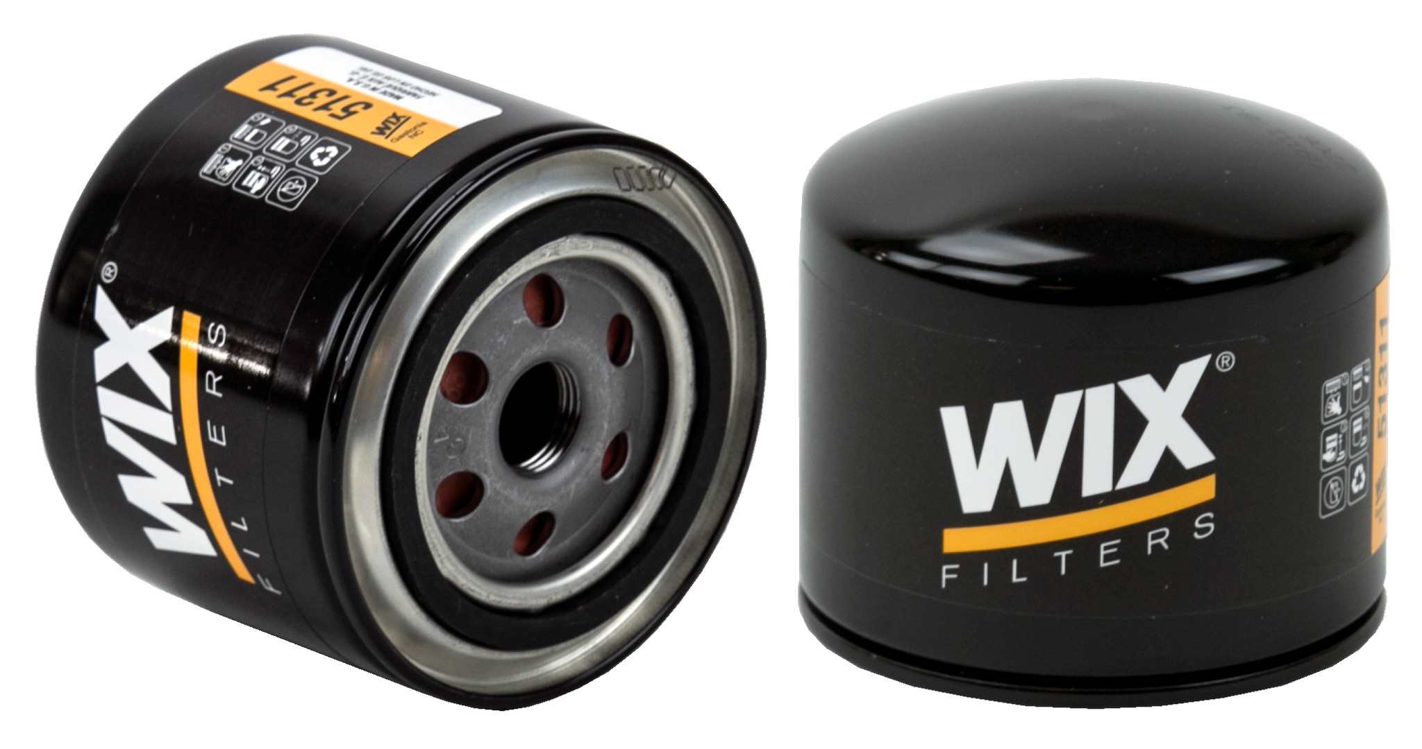 Wix Engine Oil Filter  top view frsport 51311