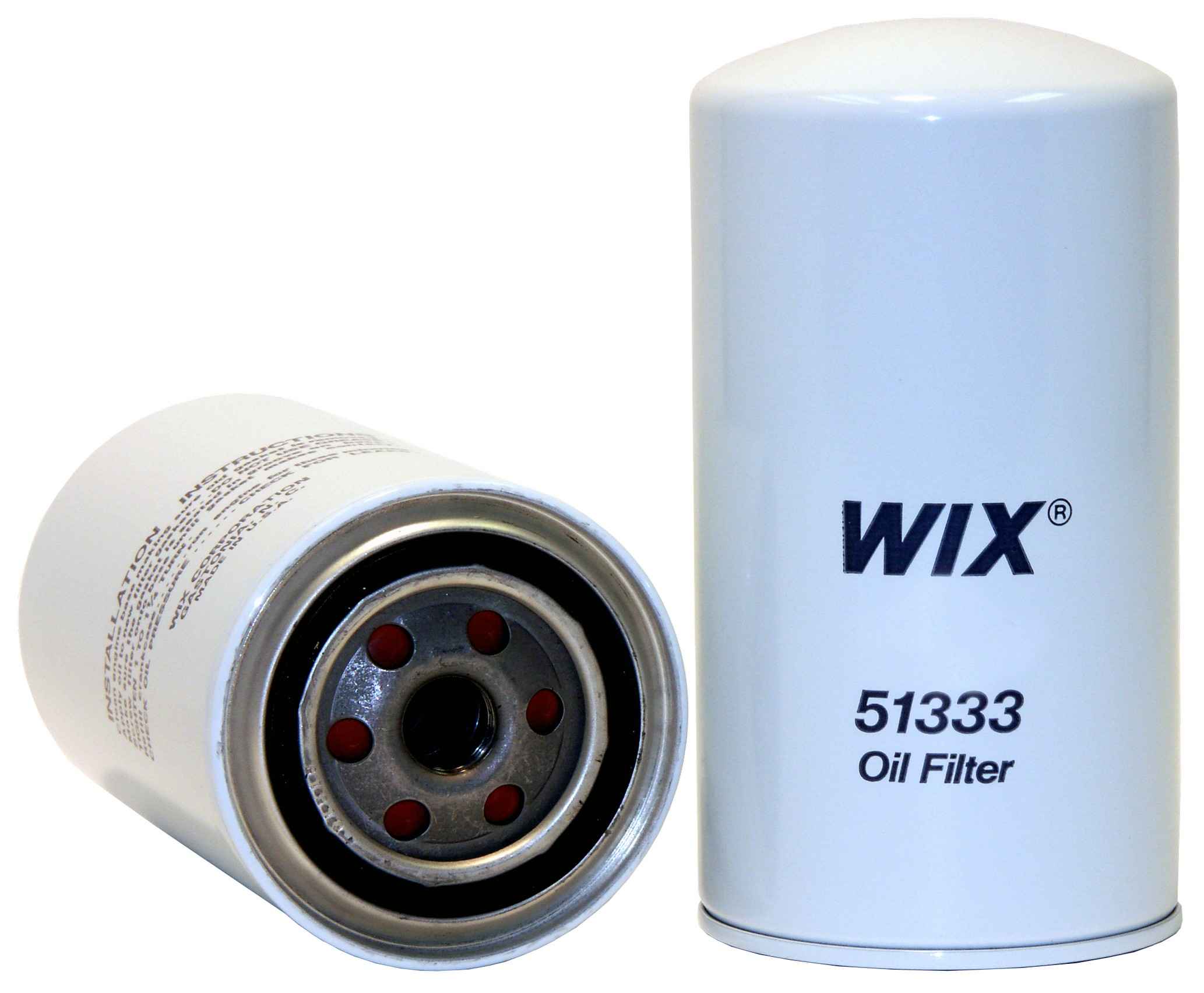 Wix Engine Oil Filter  top view frsport 51333