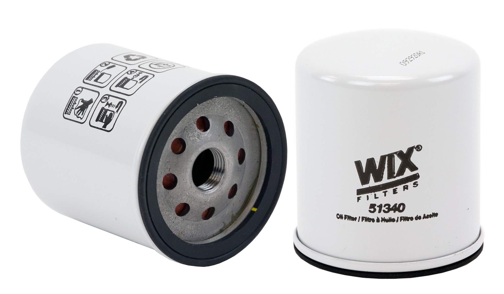 Wix Engine Oil Filter  top view frsport 51340