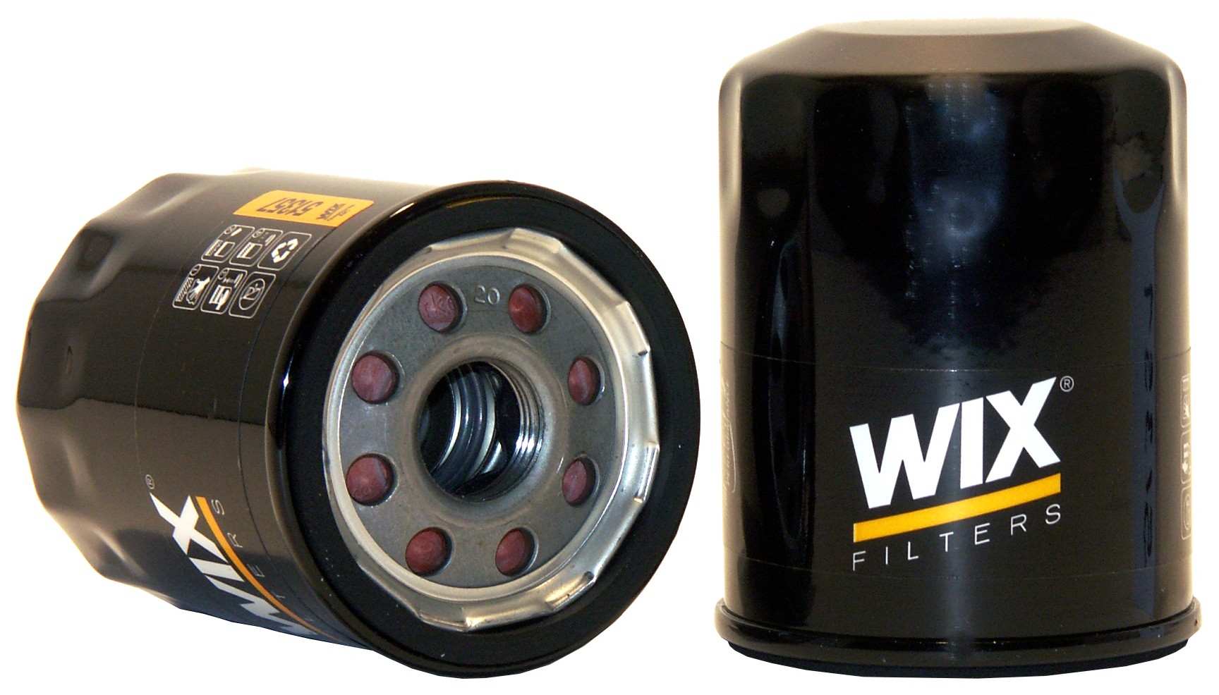 Wix Engine Oil Filter  top view frsport 51357