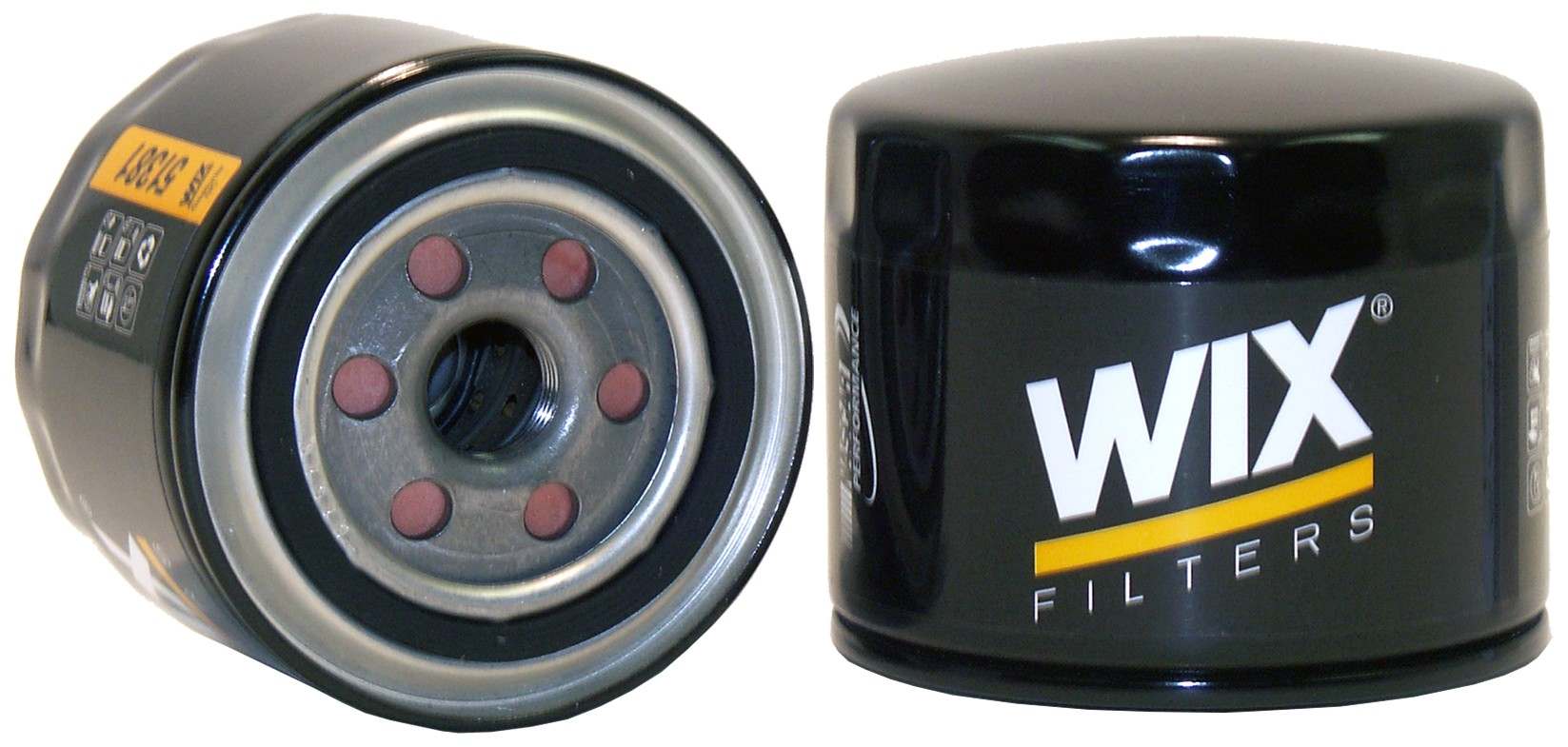 Wix Engine Oil Filter  top view frsport 51381