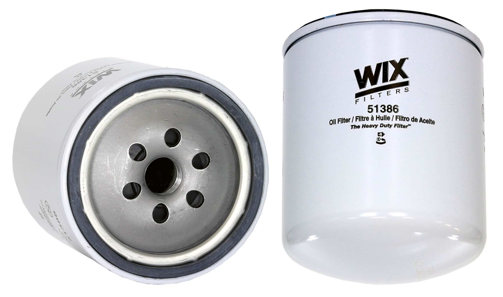 Wix Engine Oil Filter  top view frsport 51386