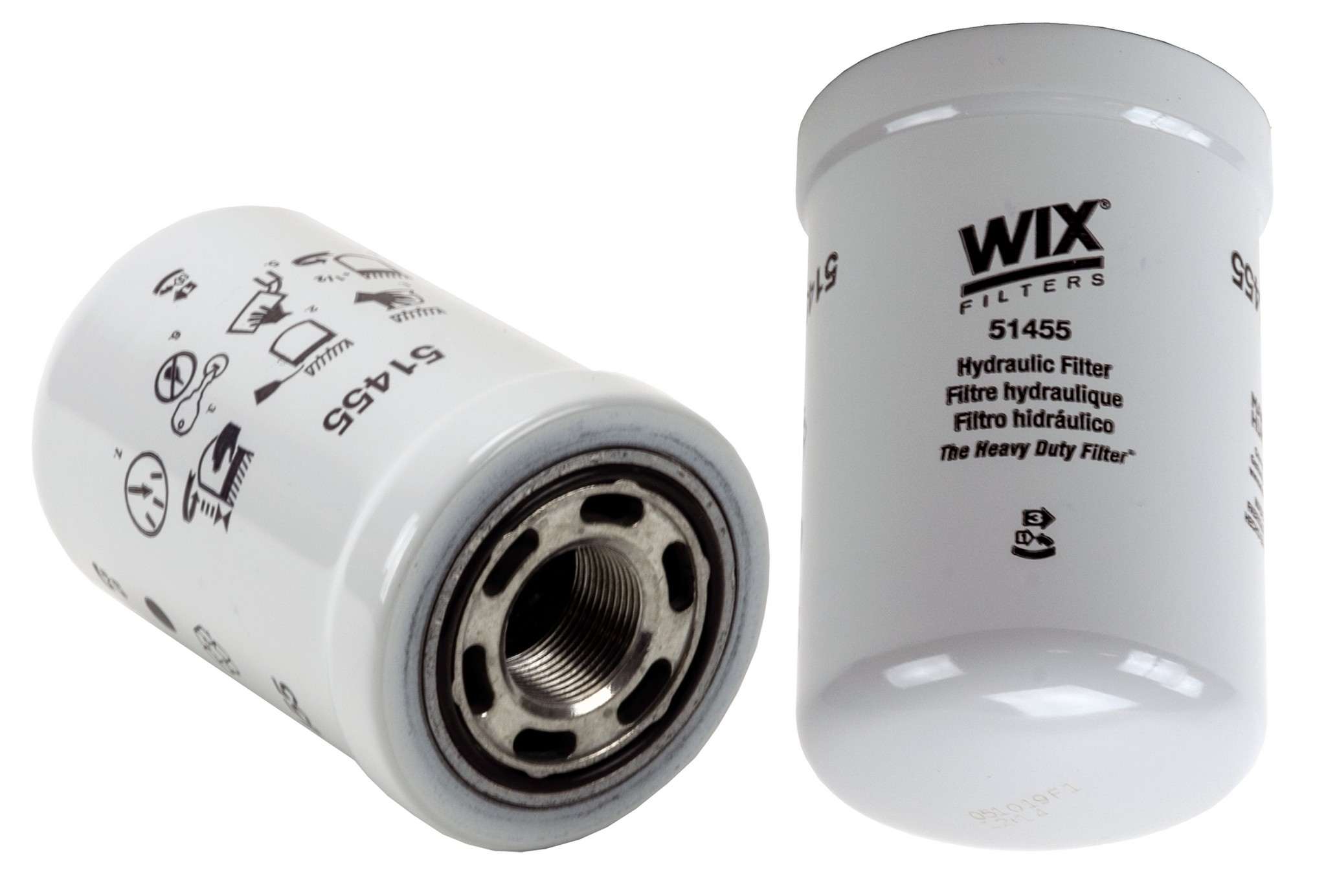 Wix Hydraulic Filter  top view frsport 51455