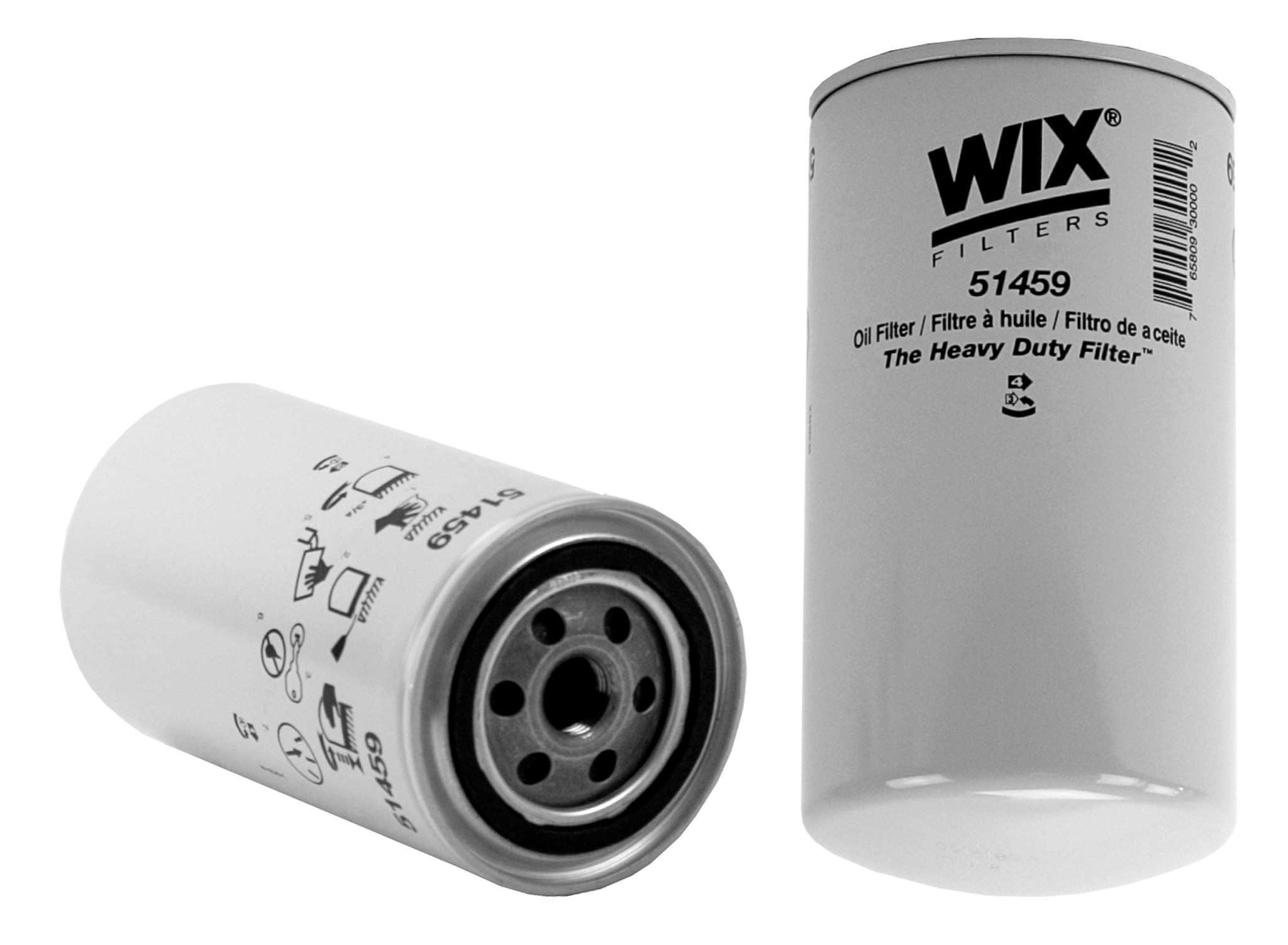 Wix Engine Oil Filter  top view frsport 51459