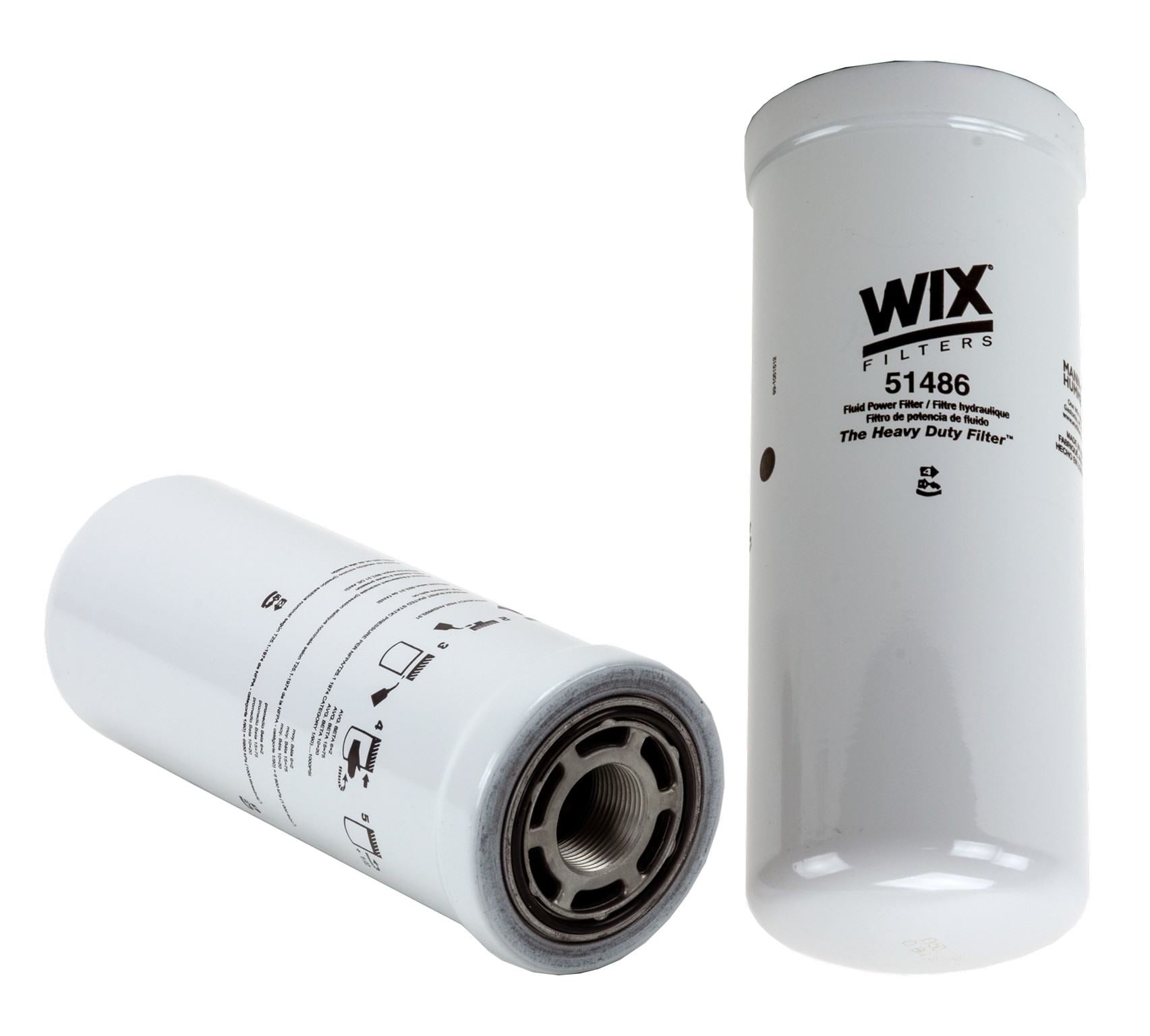 Wix Hydraulic Filter  top view frsport 51486