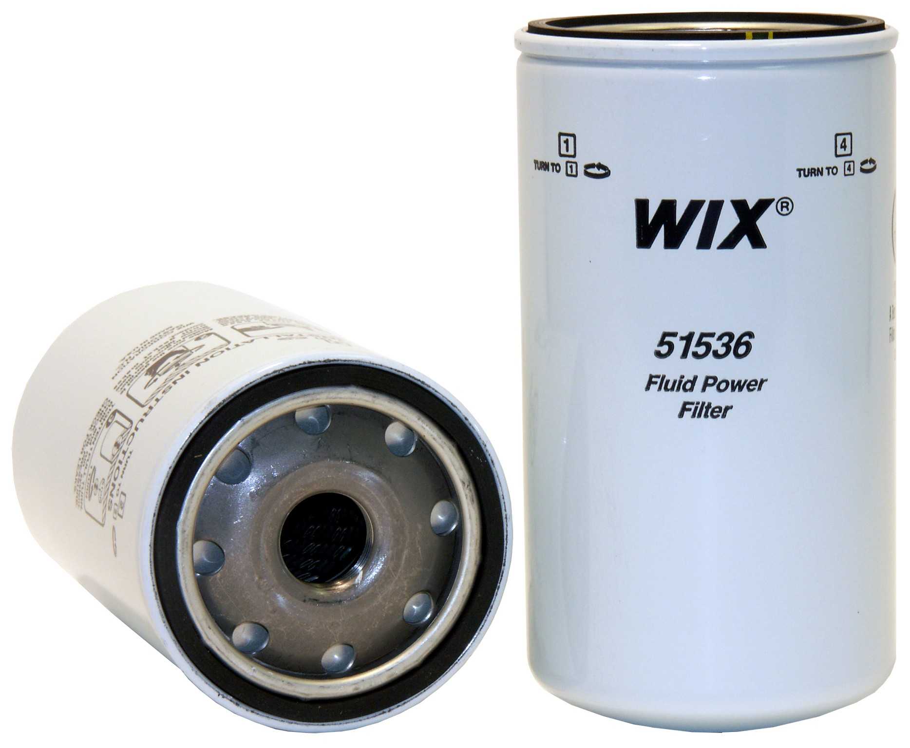 Wix Hydraulic Filter  top view frsport 51536