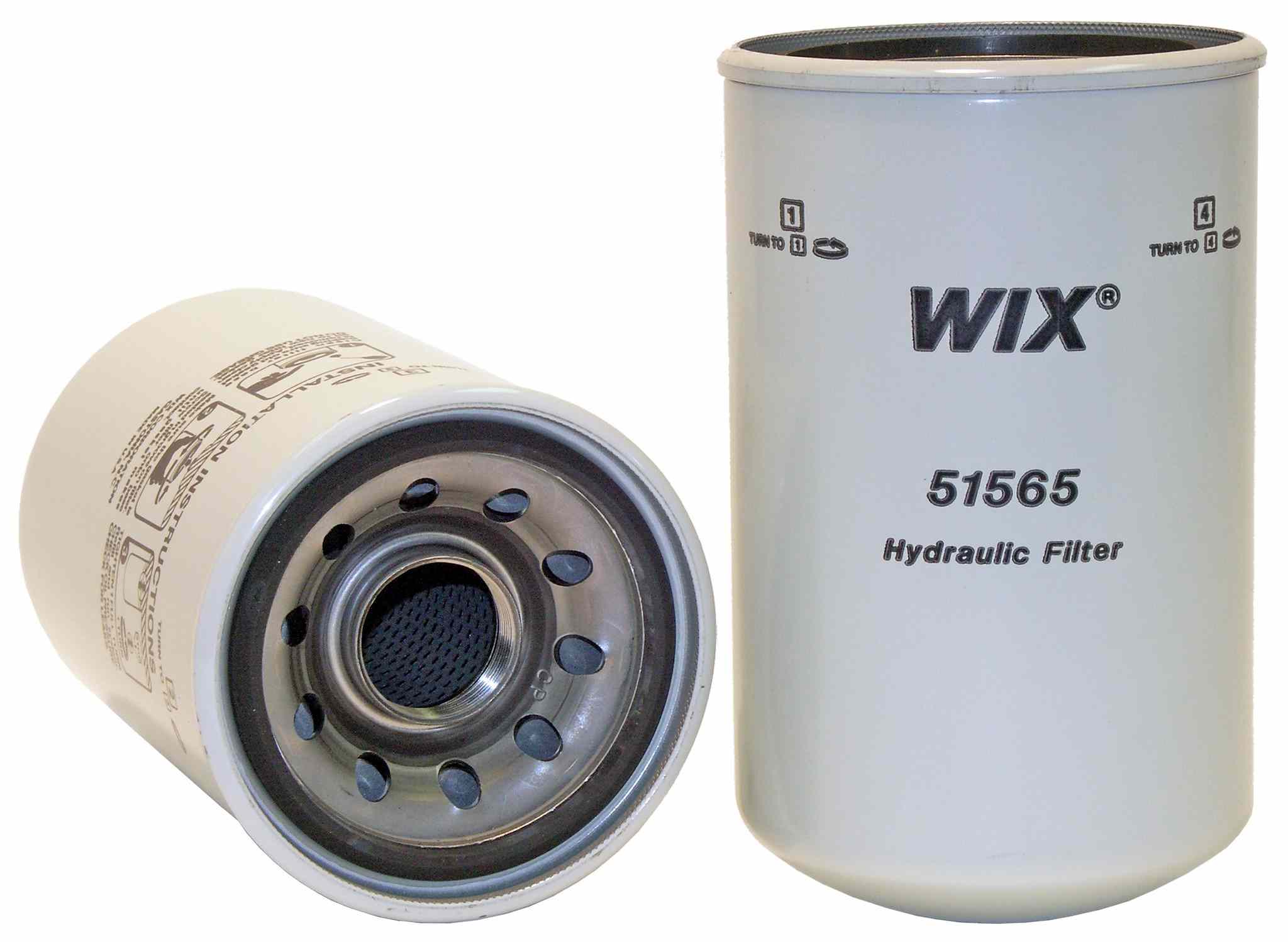 Wix Hydraulic Filter  top view frsport 51565