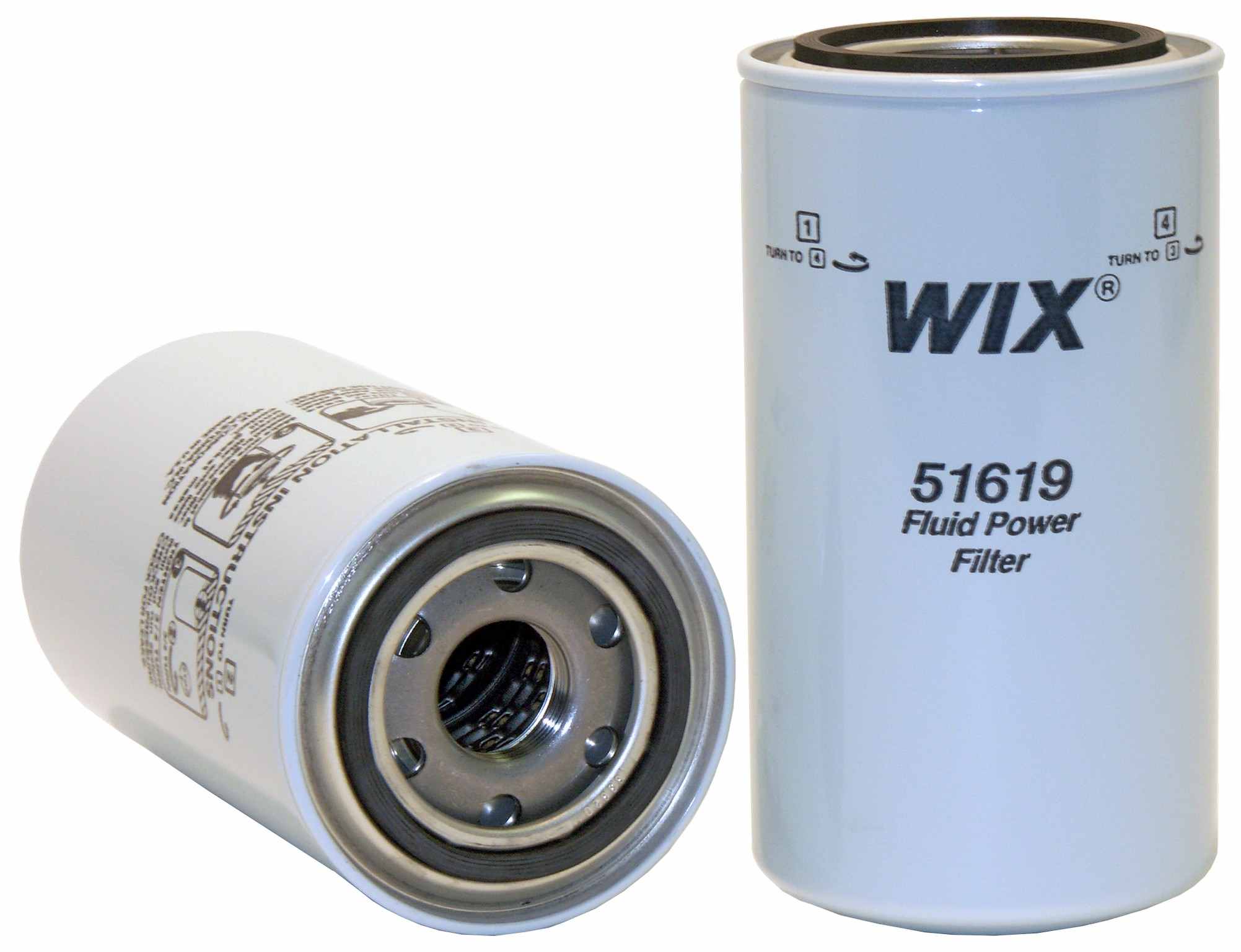 Wix Hydraulic Filter  top view frsport 51619