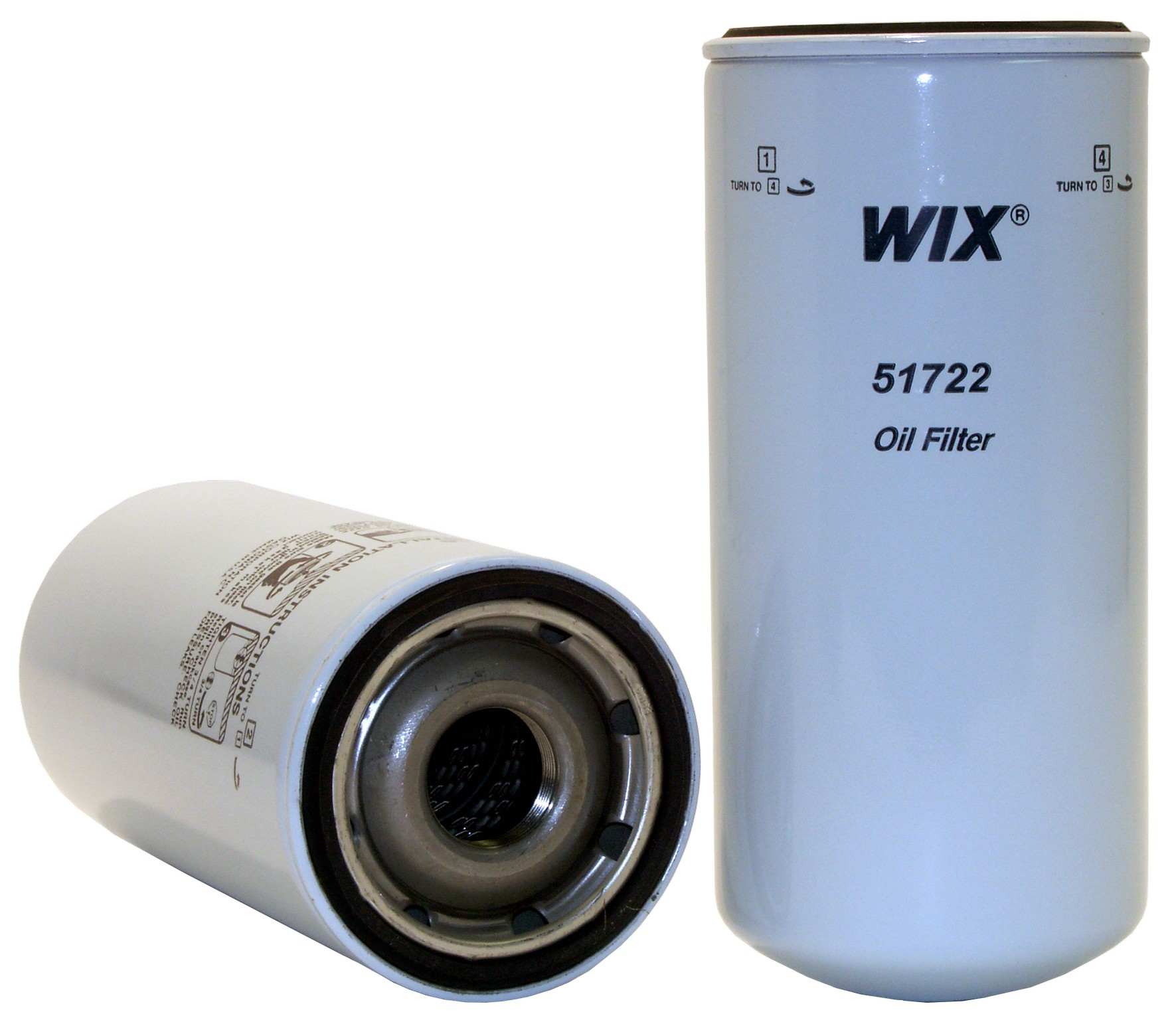 Wix Engine Oil Filter  top view frsport 51722