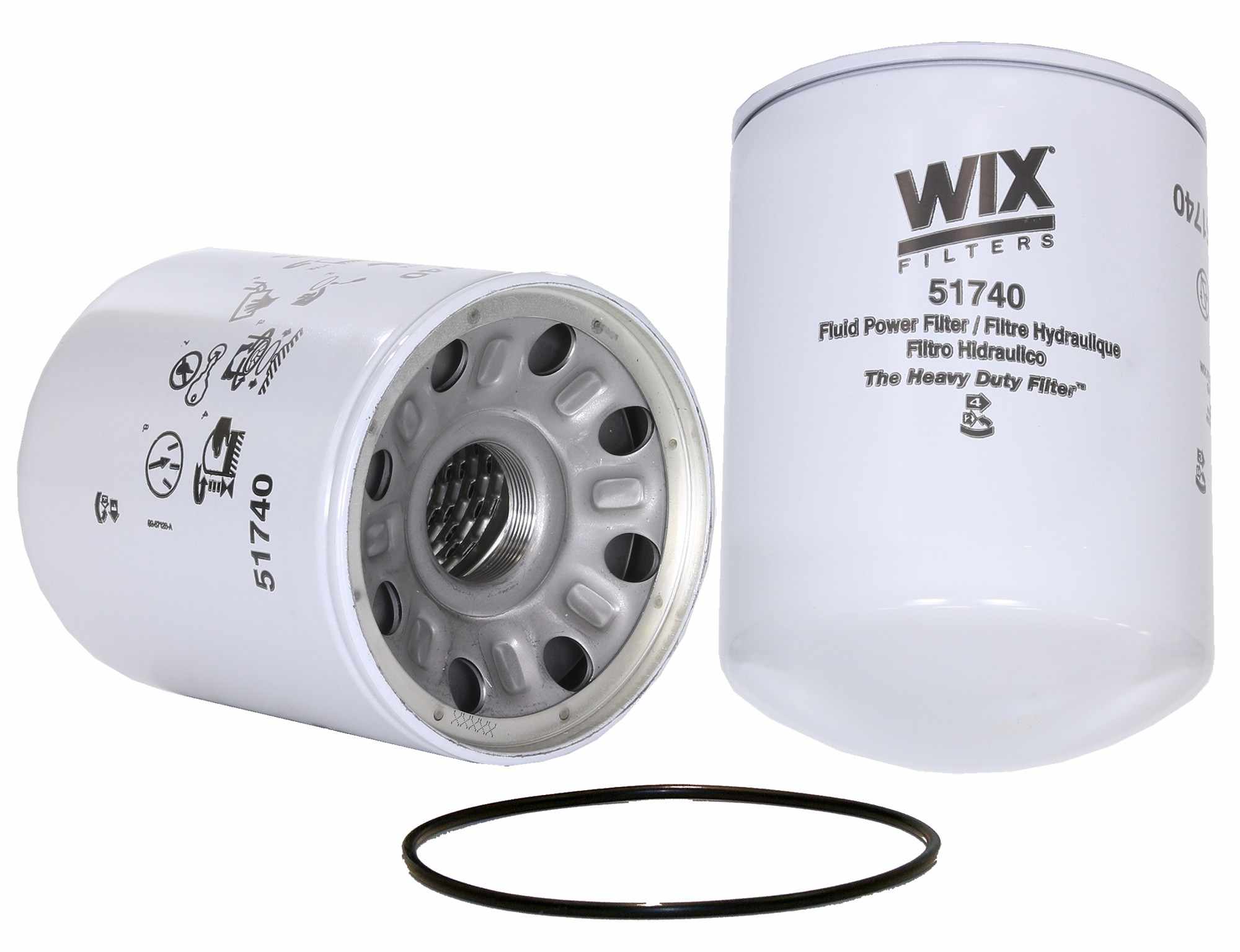 Wix Hydraulic Filter  top view frsport 51740