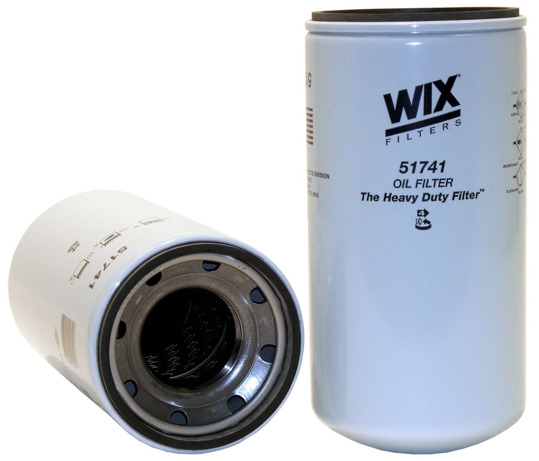 Wix Engine Oil Filter  top view frsport 51741