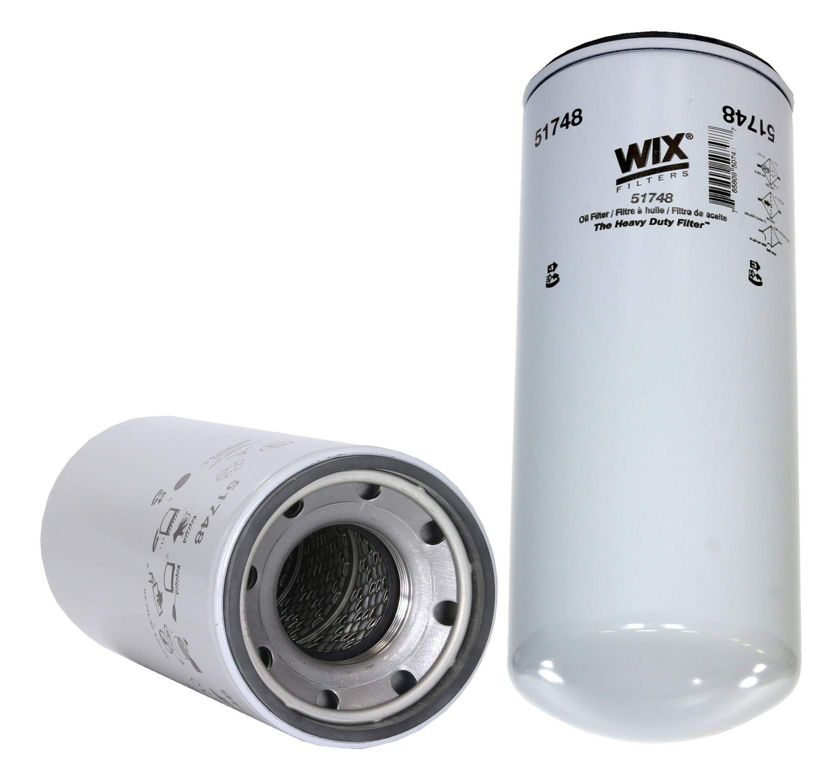 Wix Engine Oil Filter  top view frsport 51748