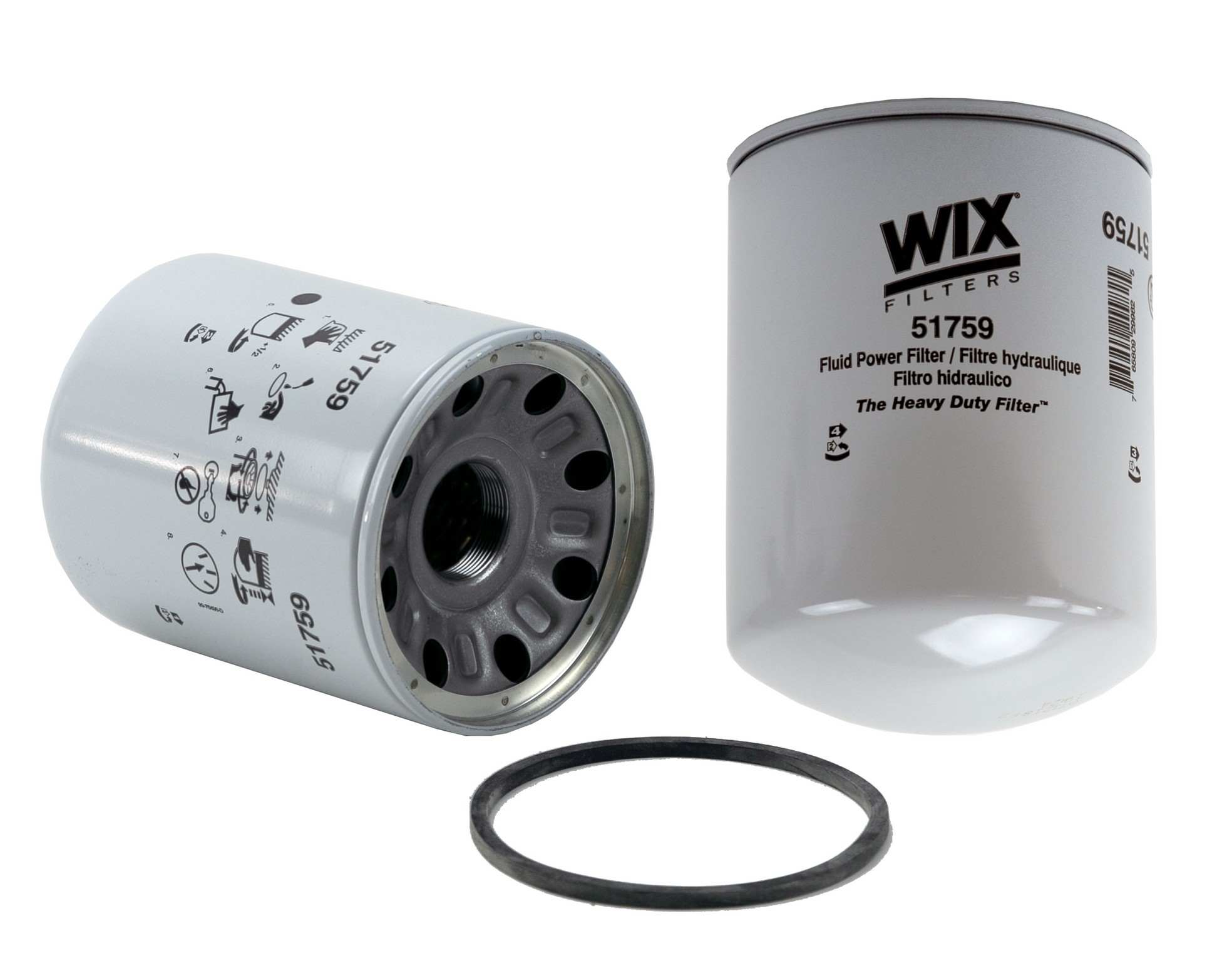 Wix Hydraulic Filter  top view frsport 51759