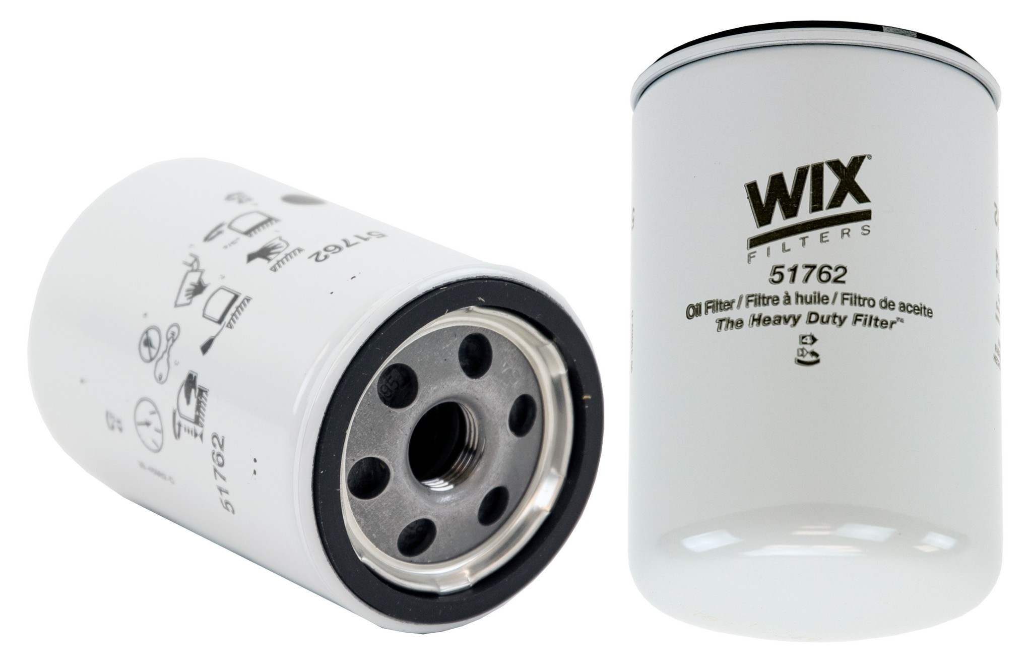 Wix Engine Oil Filter  top view frsport 51762