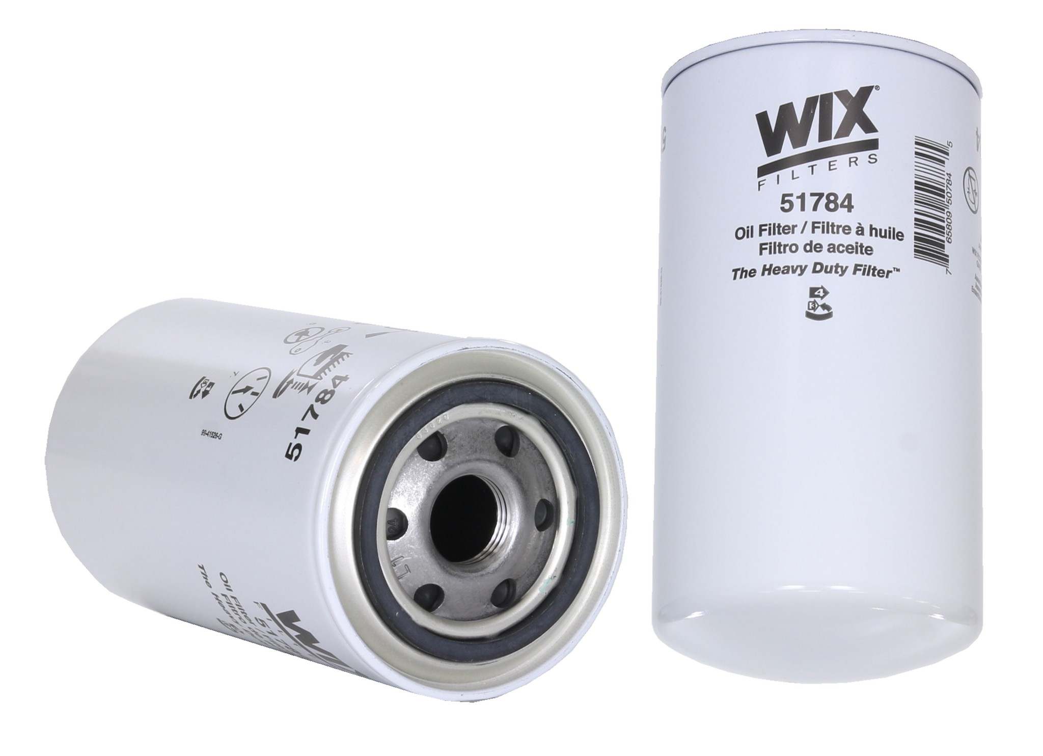 Wix Engine Oil Filter  top view frsport 51784