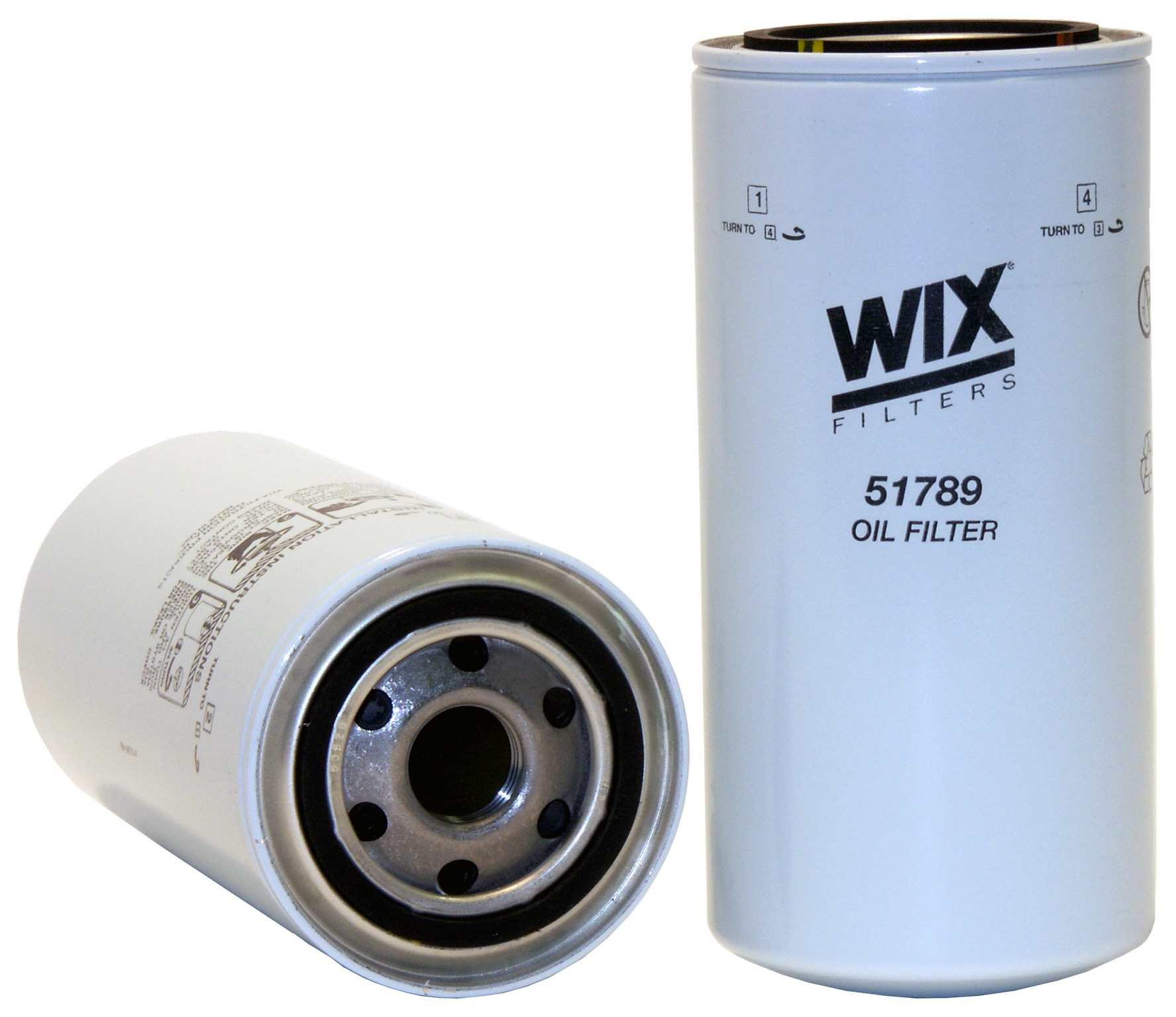 Wix Engine Oil Filter  top view frsport 51789