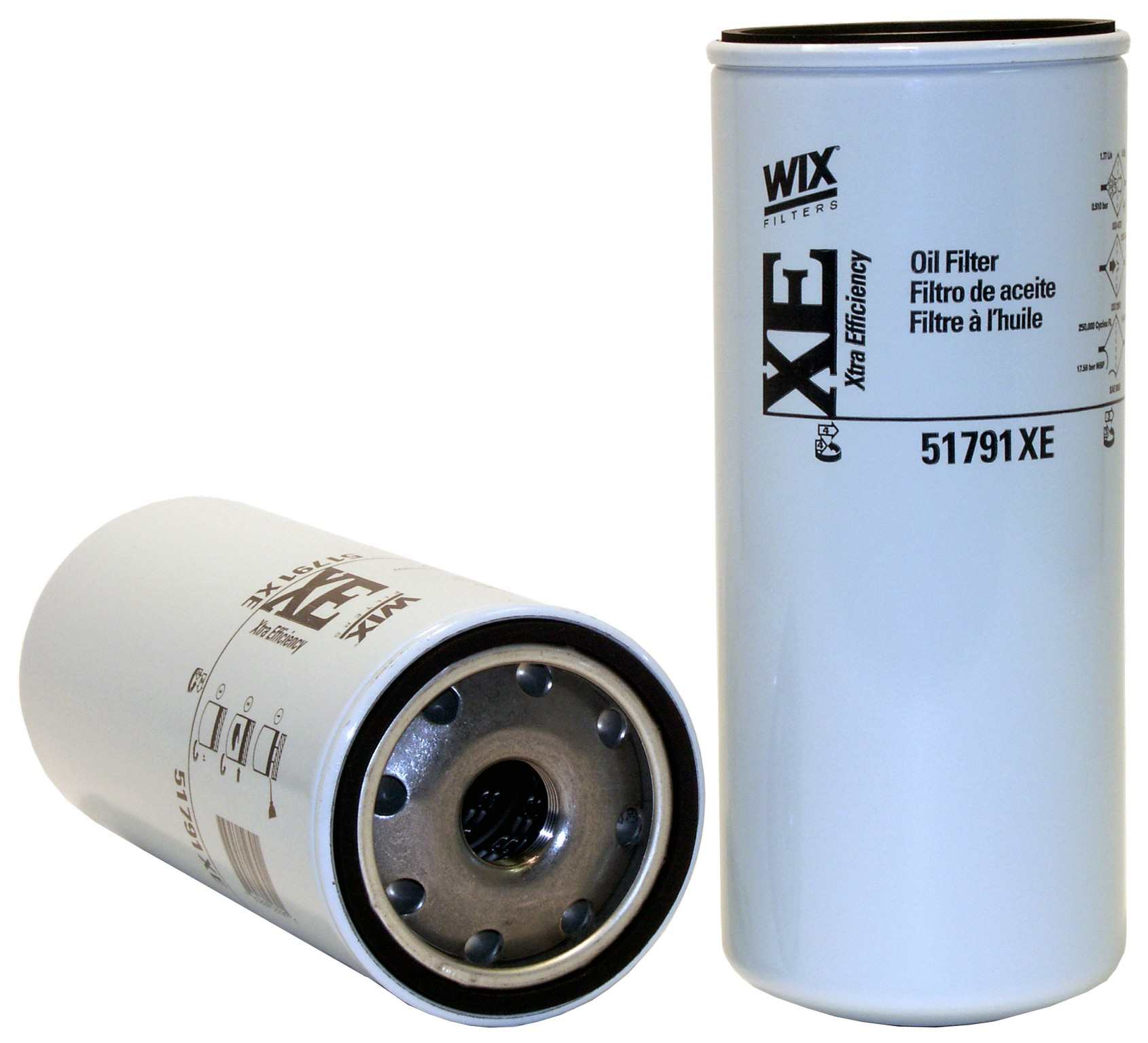 Wix Engine Oil Filter  top view frsport 51791XE