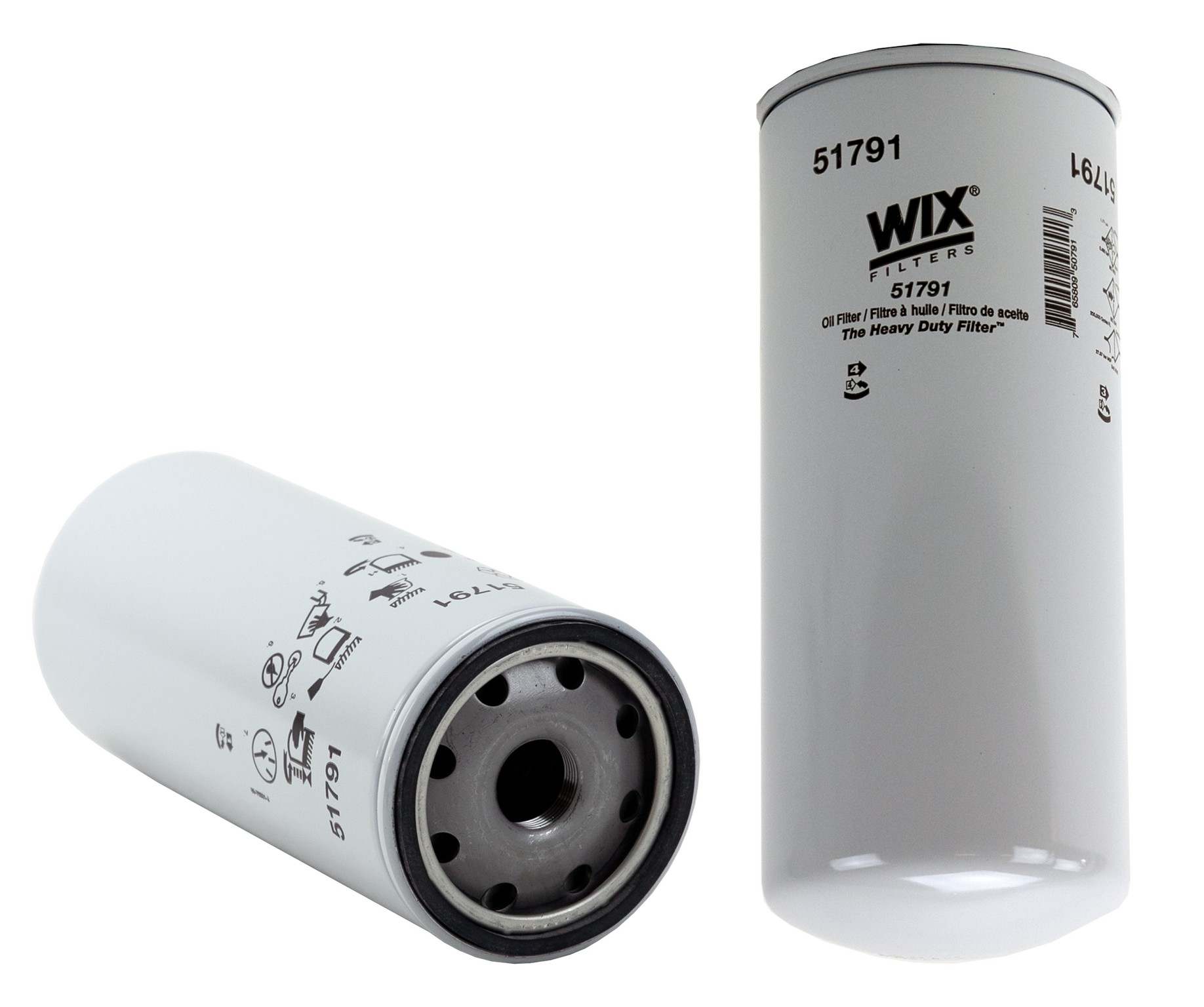 Wix Engine Oil Filter  top view frsport 51791