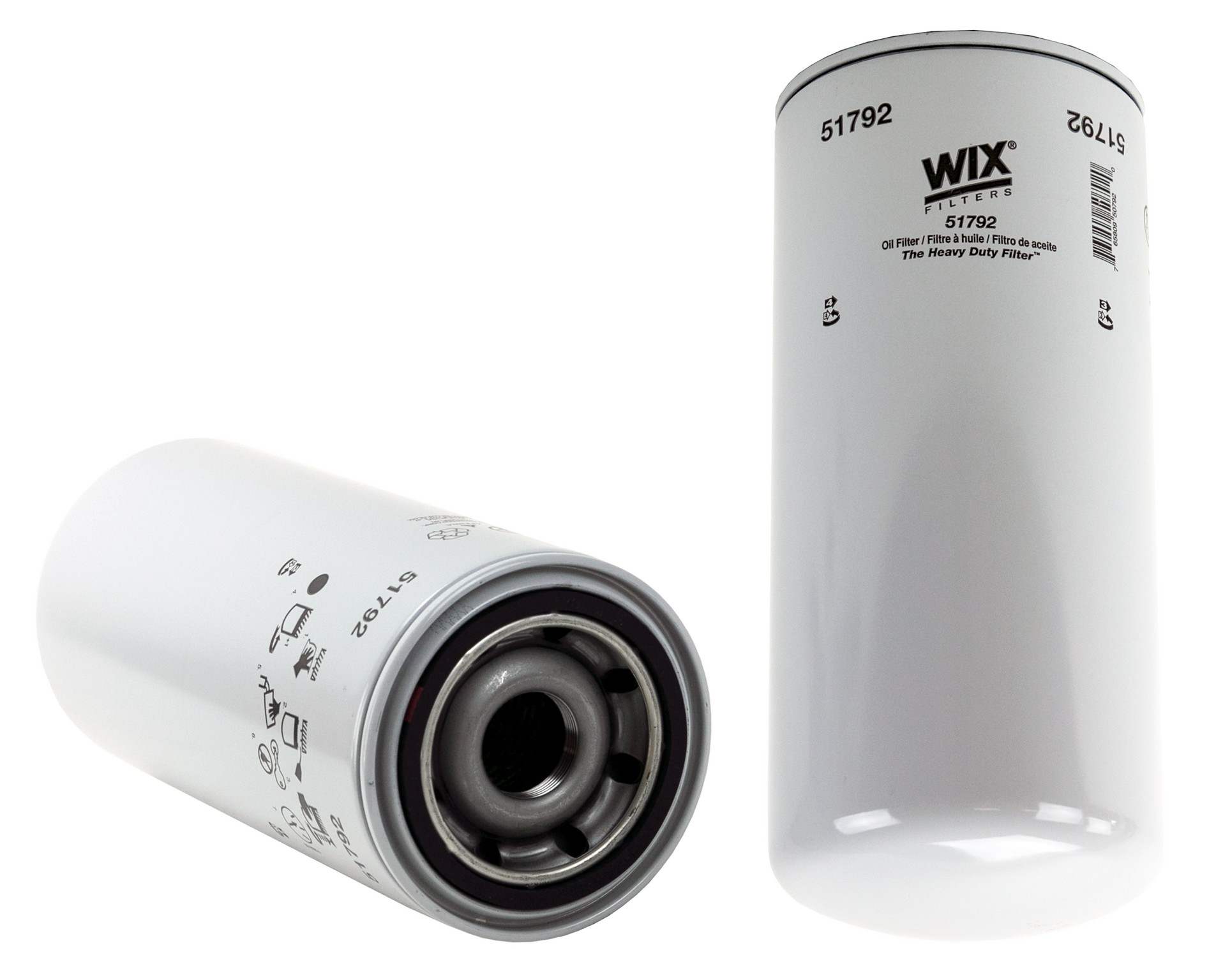 Wix Engine Oil Filter  top view frsport 51792