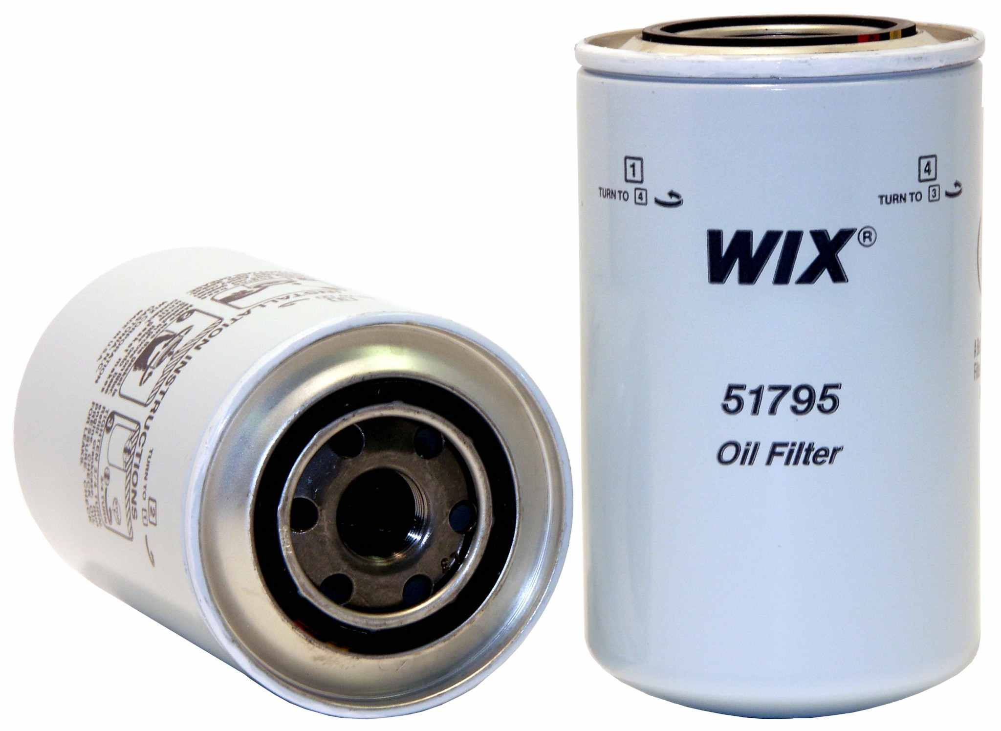 Wix Engine Oil Filter  top view frsport 51795