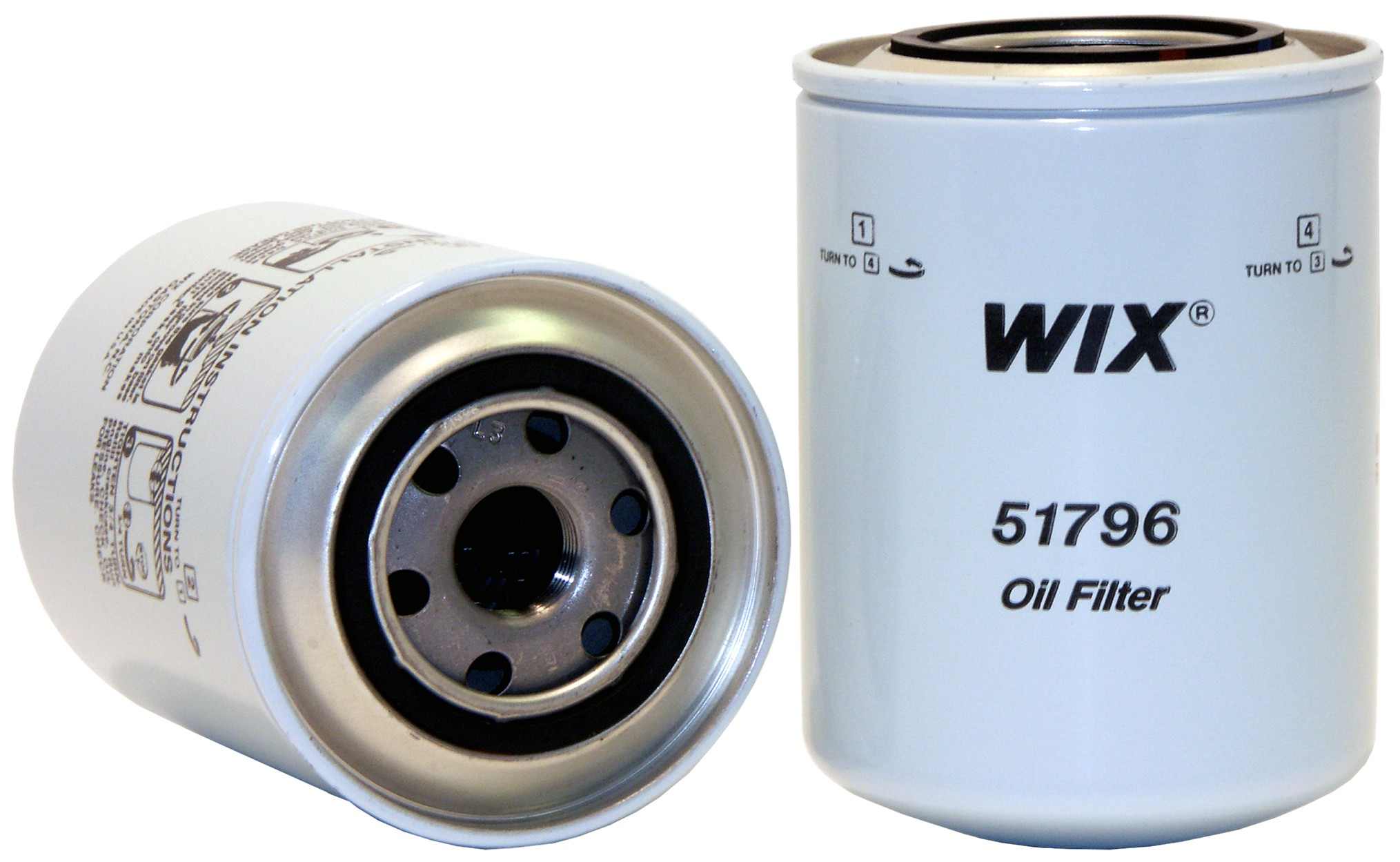 Wix Engine Oil Filter  top view frsport 51796