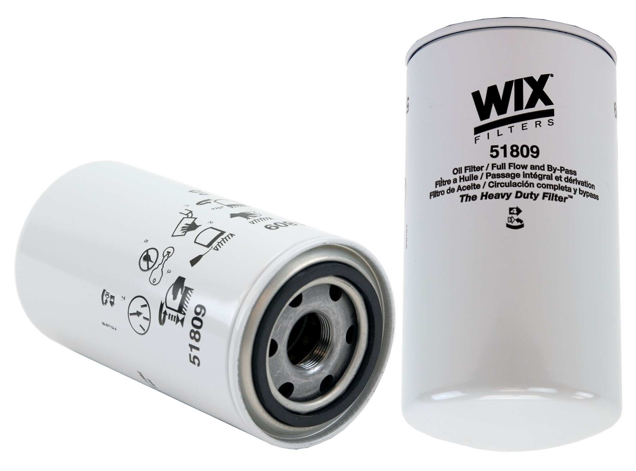 Wix Engine Oil Filter  top view frsport 51809