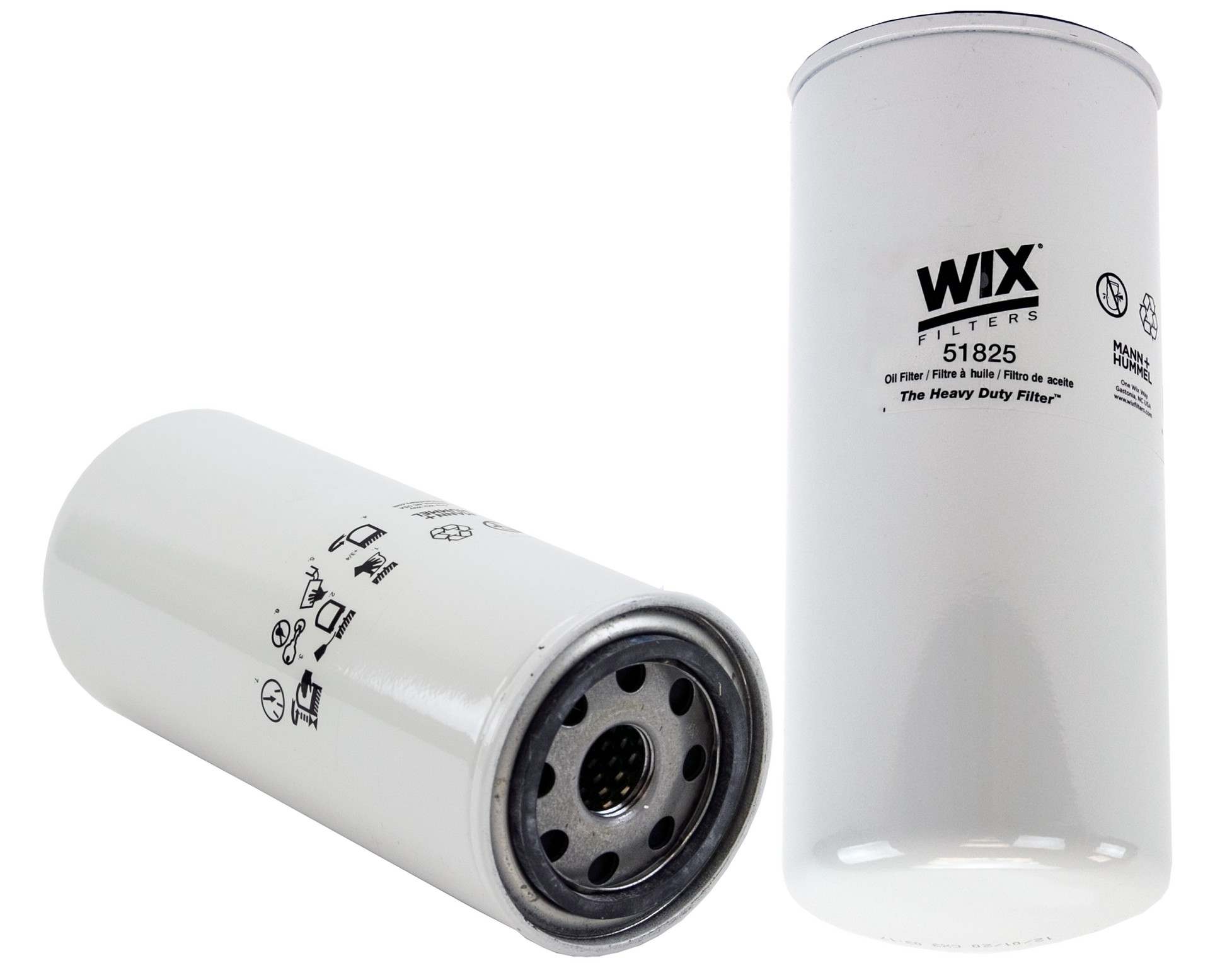 Wix Engine Oil Filter  top view frsport 51825