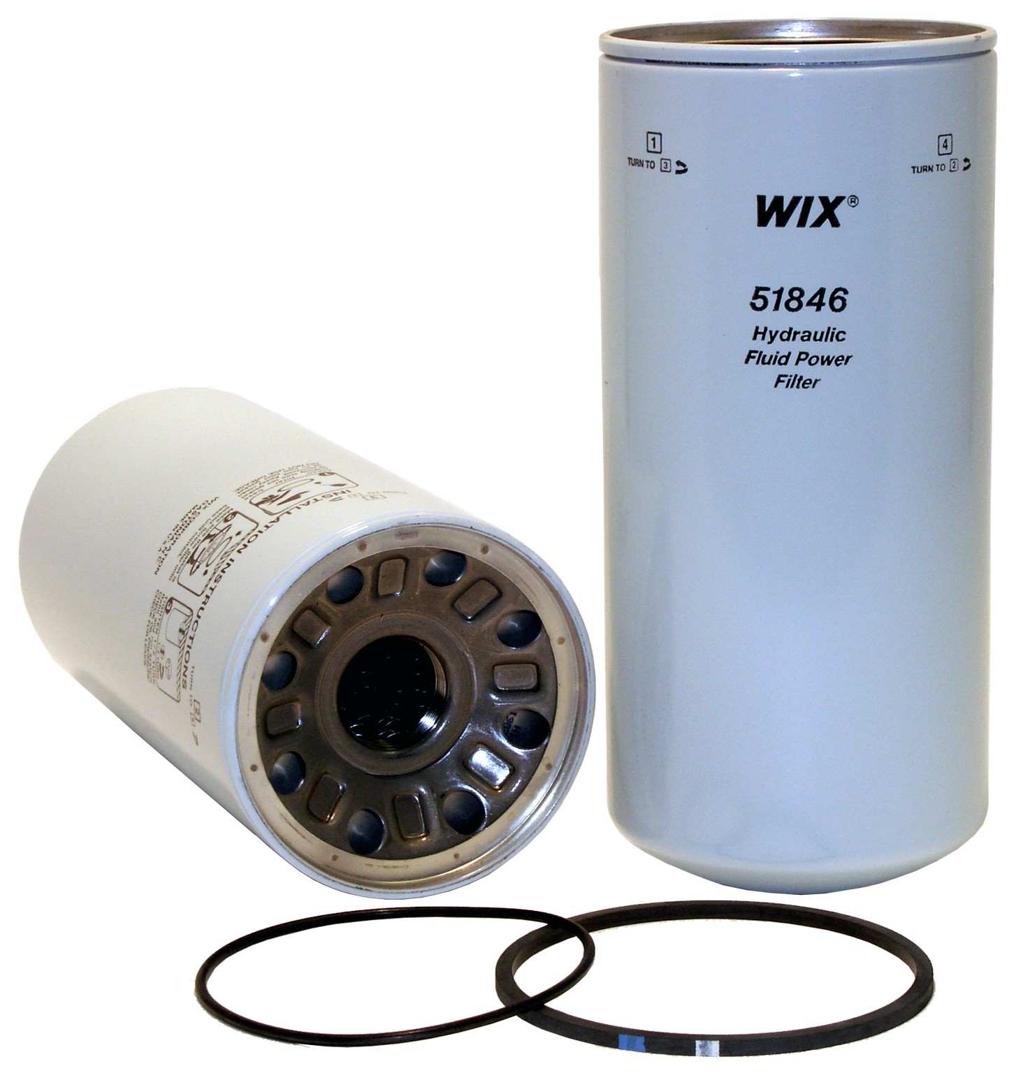 Wix Hydraulic Filter  top view frsport 51846