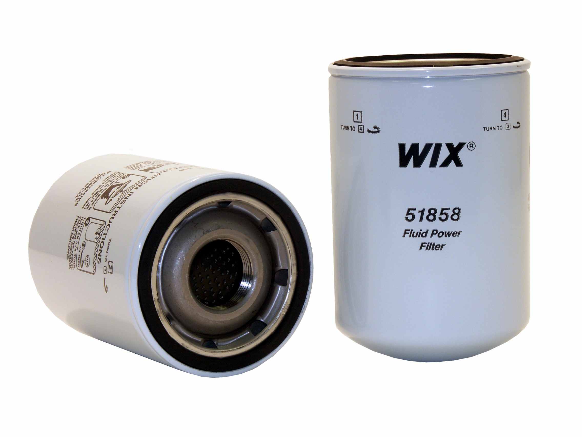 Wix Hydraulic Filter  top view frsport 51858