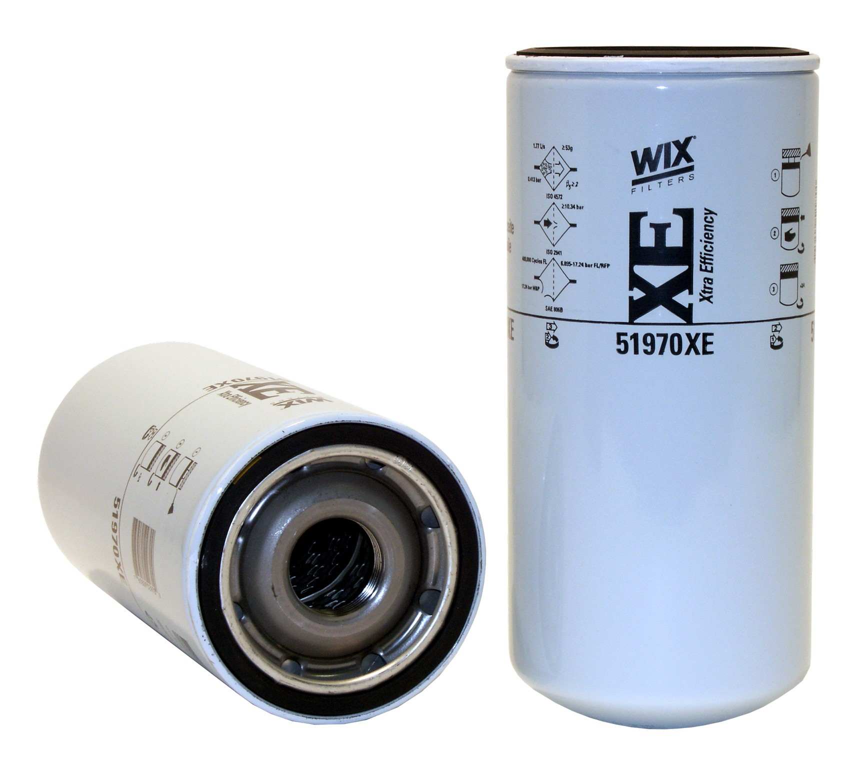 Wix Engine Oil Filter  top view frsport 51970XE